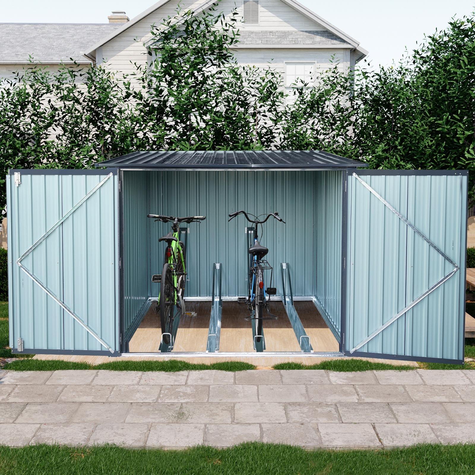 Bayfeve BF-54026-SD Metal-Storage-Buildings-Sheds - View #2