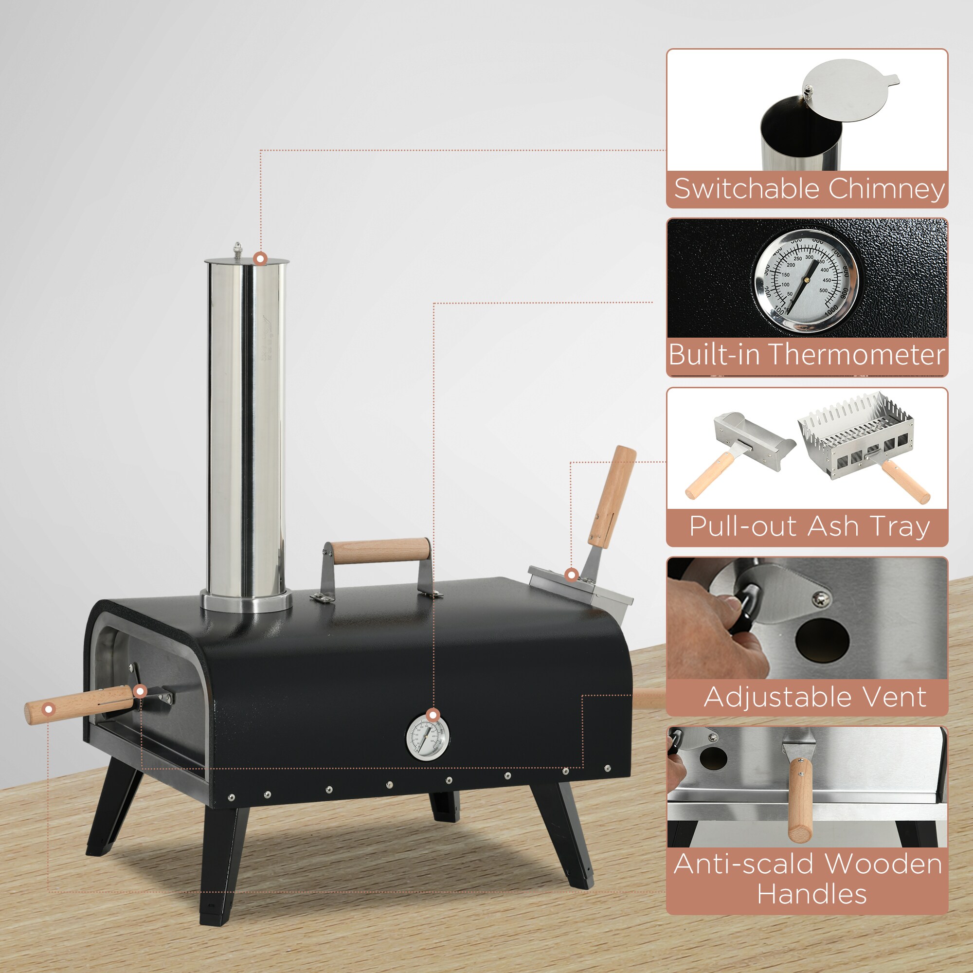 Maocao Hoom JL174311 Outdoor-Pizza-Ovens - View #7