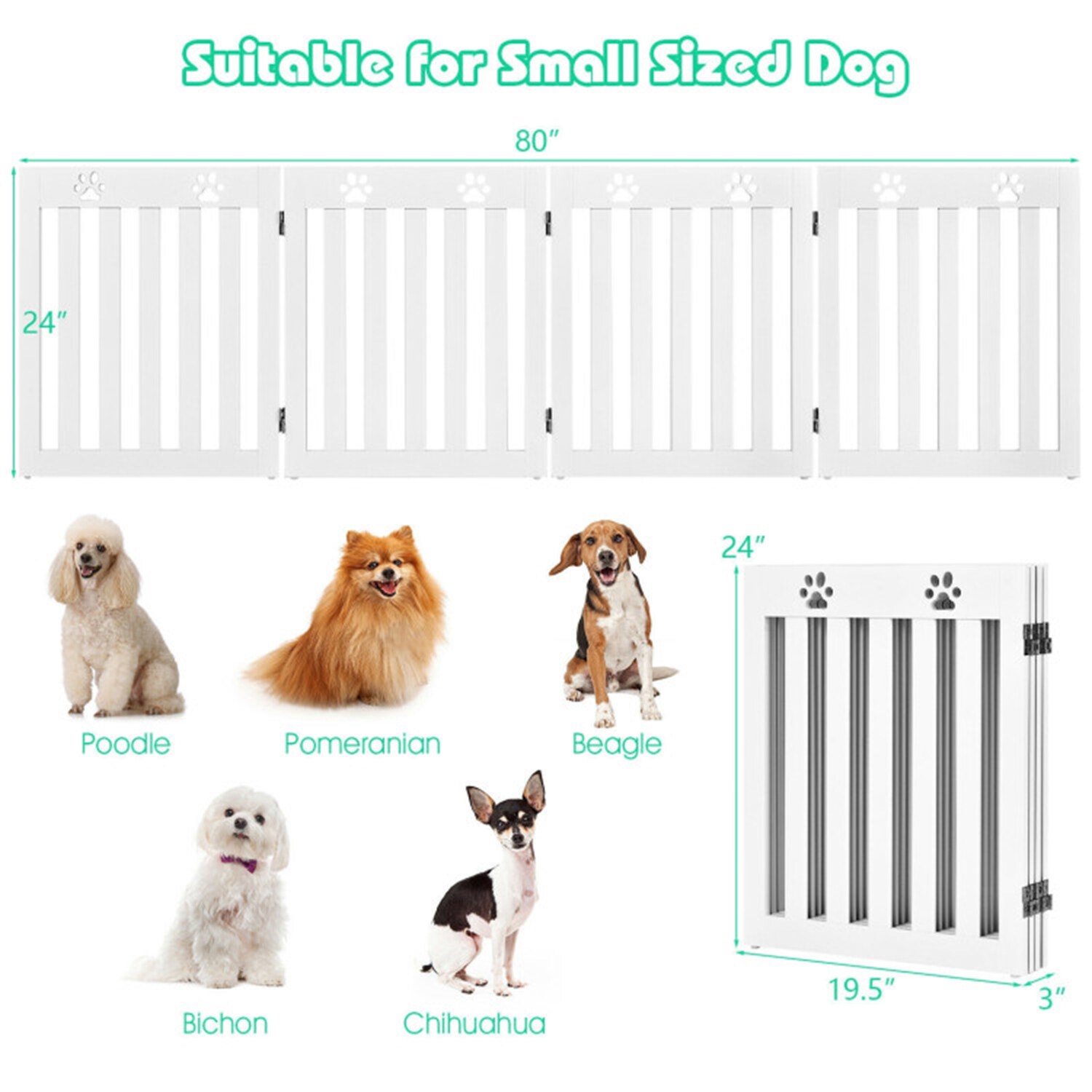 Mondawe MO-PS7401WH Pet-Gates - View #10