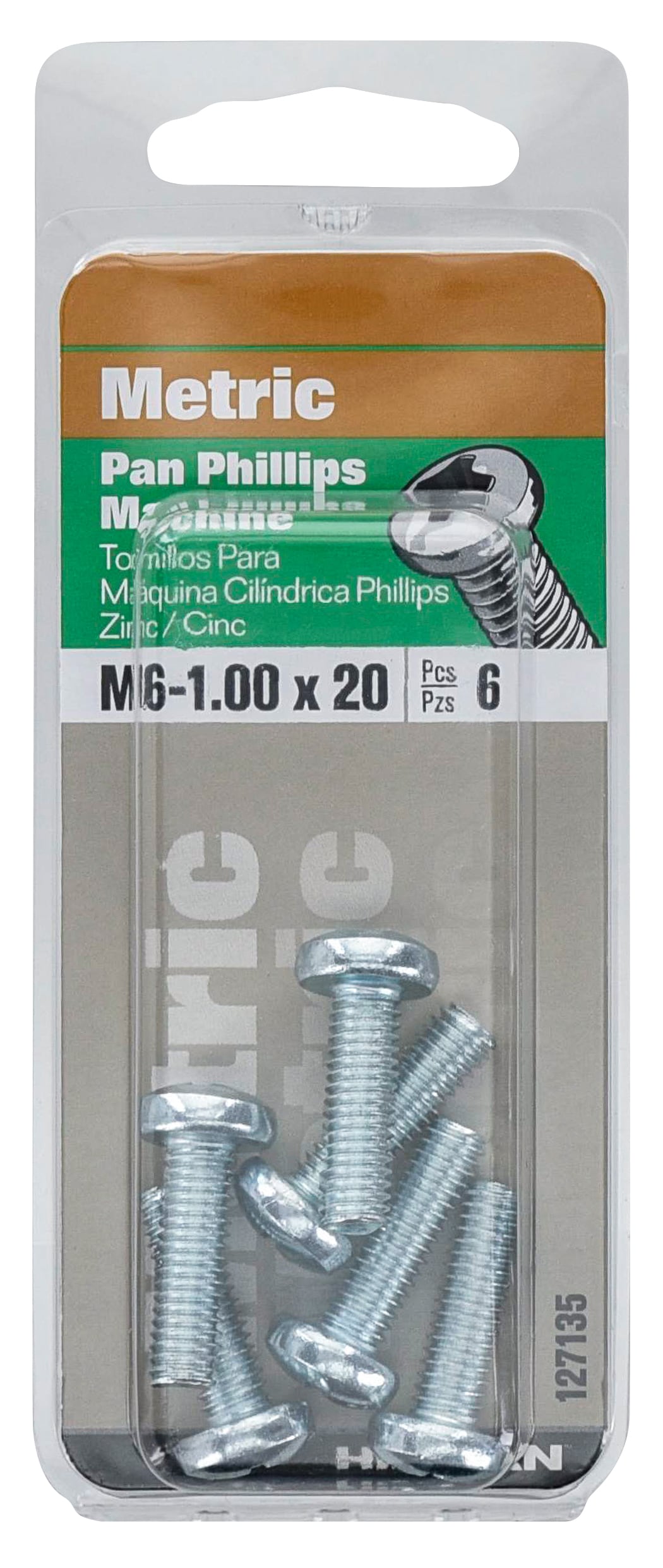 6.1mm x 1" 25mm Stainless Screw 304 Tapper SS Qty 5 Pan Self Taping 14g 