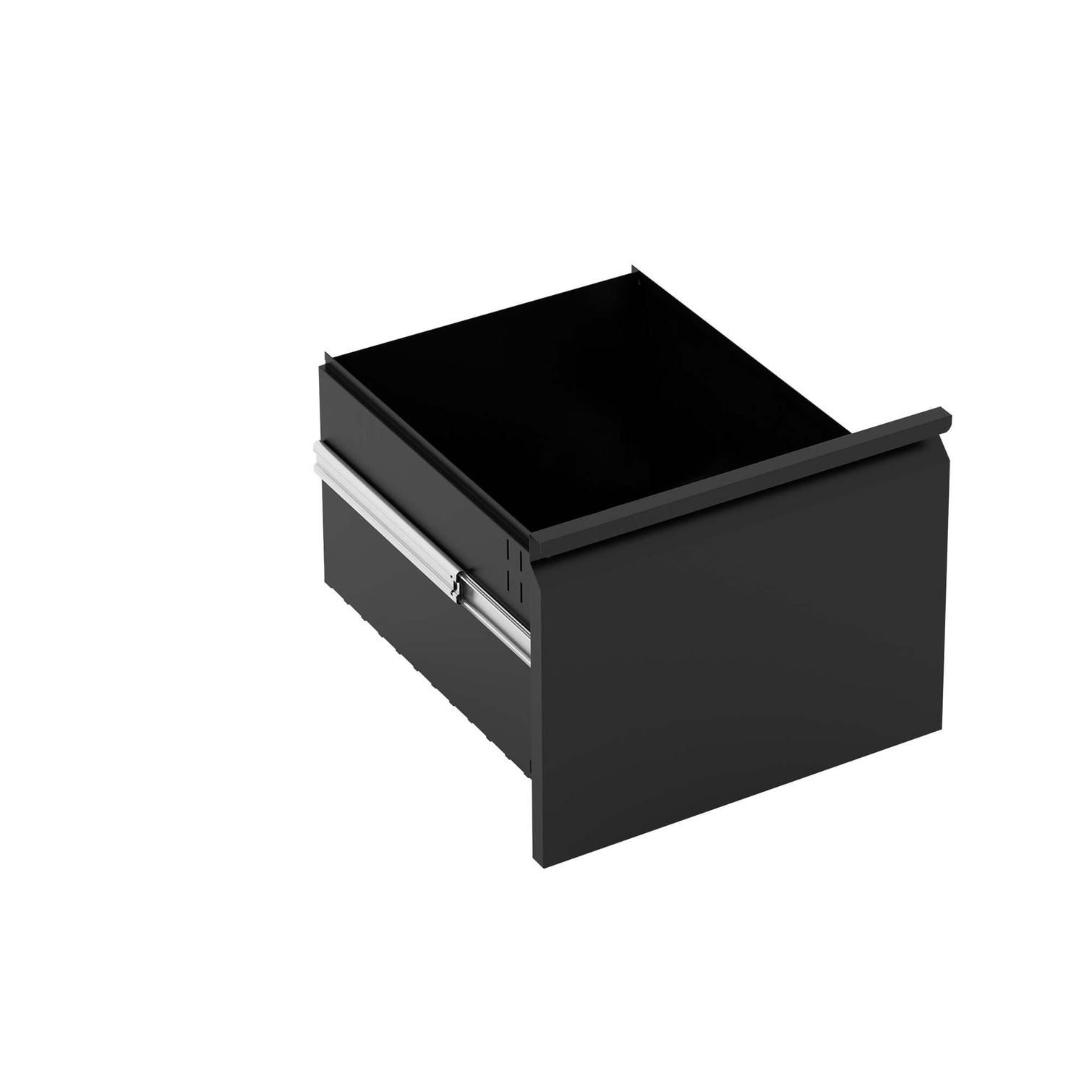 SunJet Vertical Metal File Cabinet with Lock 3 Drawers Deep Black ...