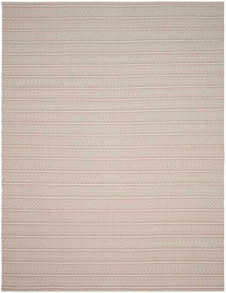 Safavieh MTK341A-9 Montauk Burleigh 9 x 12 (ft) Cotton Ivory/Beige Rectangular Indoor Abstract Coastal Area rug