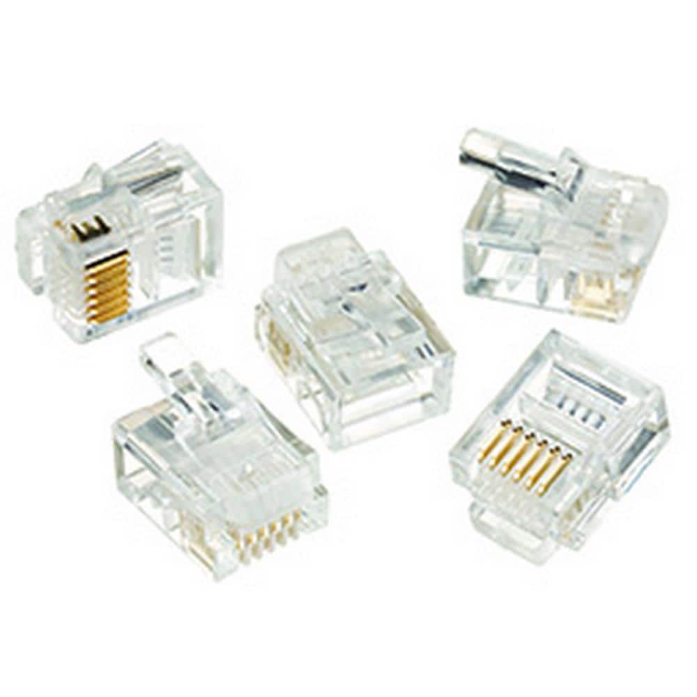 RCA Phone Cable Rj11 Telephone Cable in the Voice & Data Connectors  department at