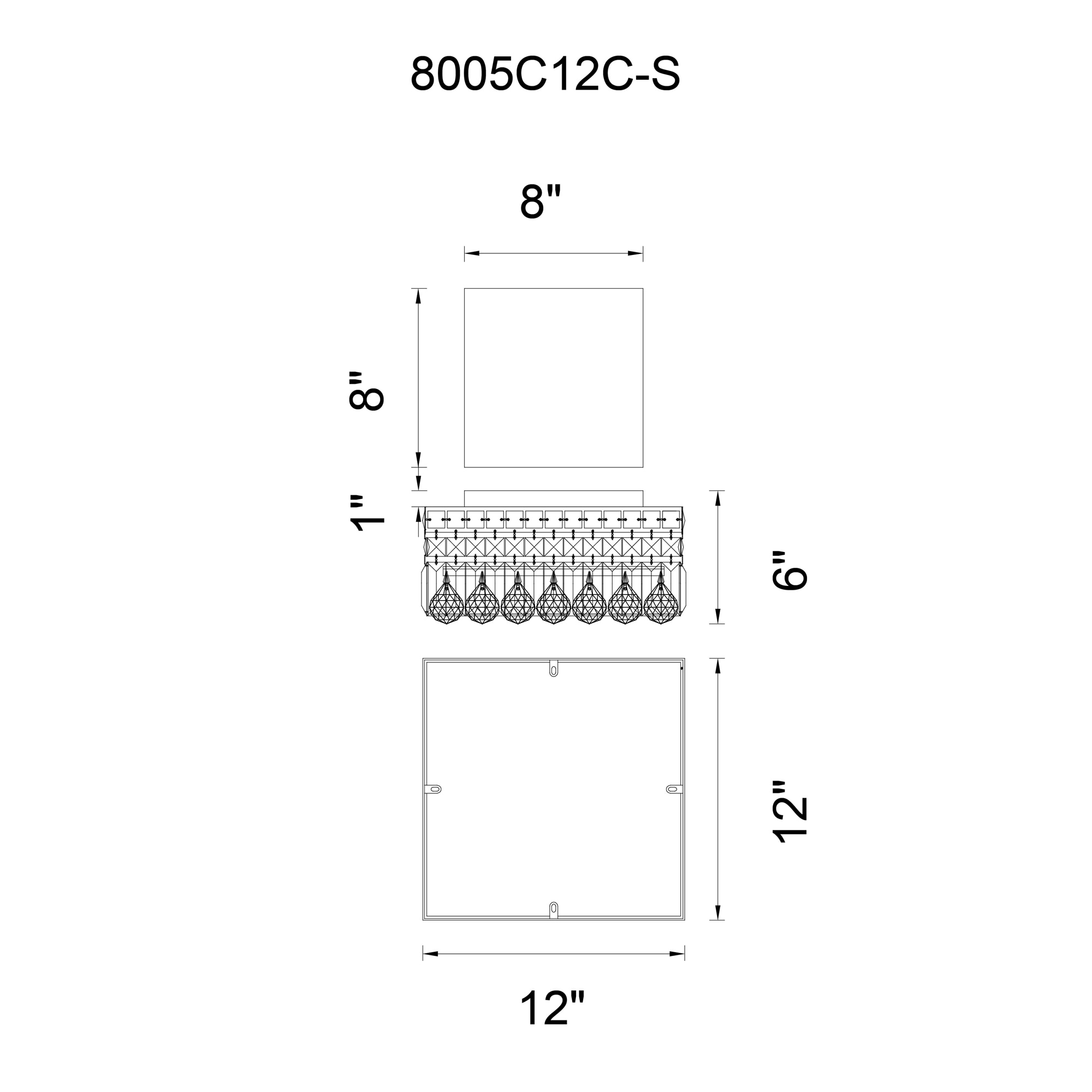 CWI Lighting 8005C12C-S flushmounts - View #7