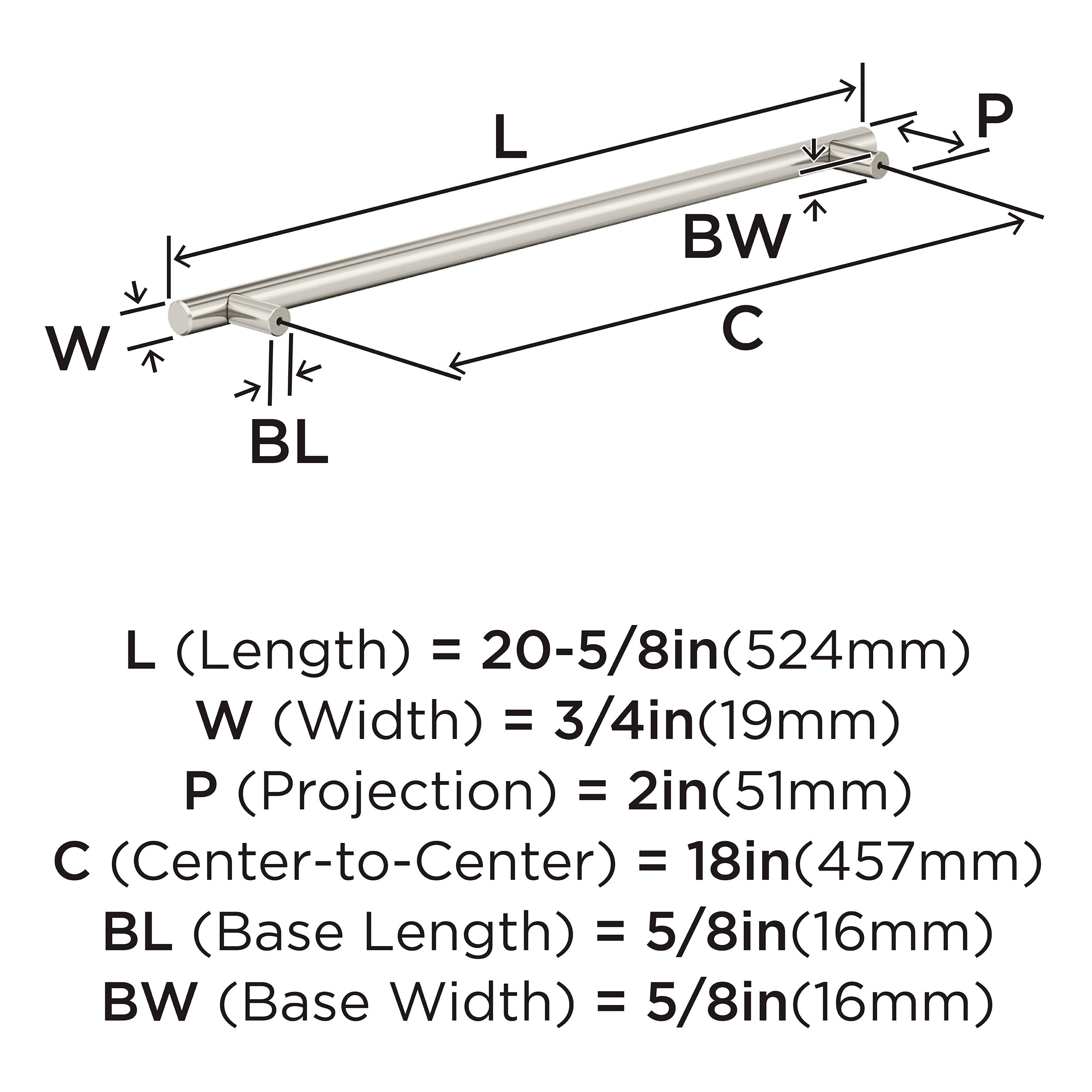 Amerock BP54025G10 Cabinet-Pulls - View #5