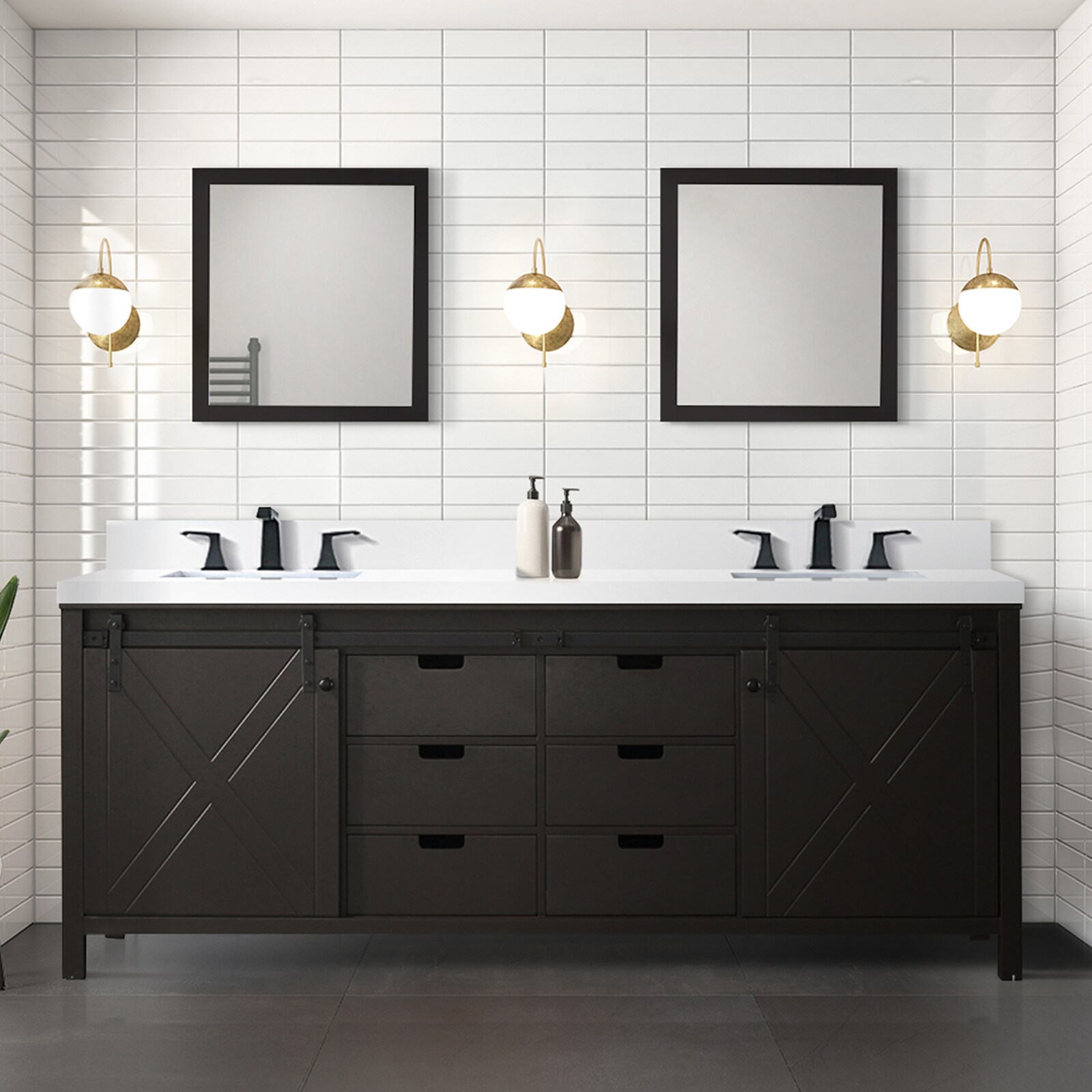 Lexora LVM84DC311 Bath-Vanity-Combo - View #9