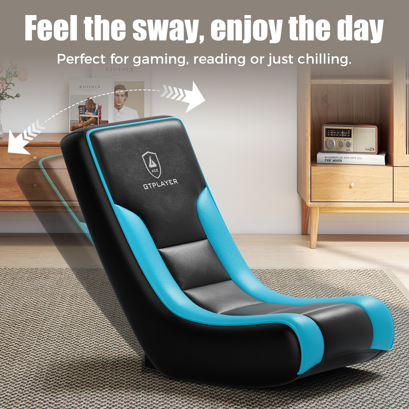 GTPLAYER LOWE'S-GTP-450R-TEAL Office-Chairs - View #5