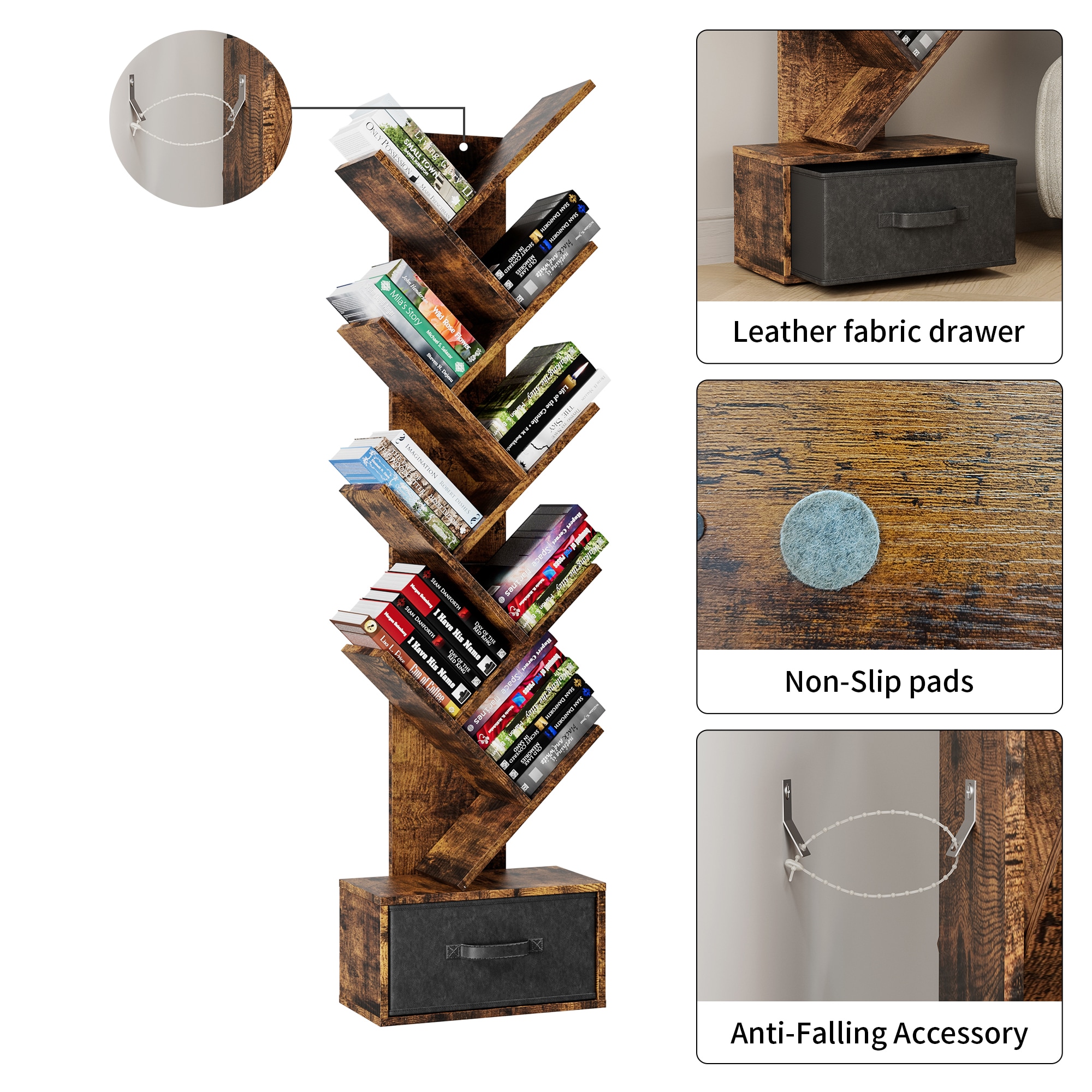FurniFusion BK-DFF-2017 bookcases - View #7