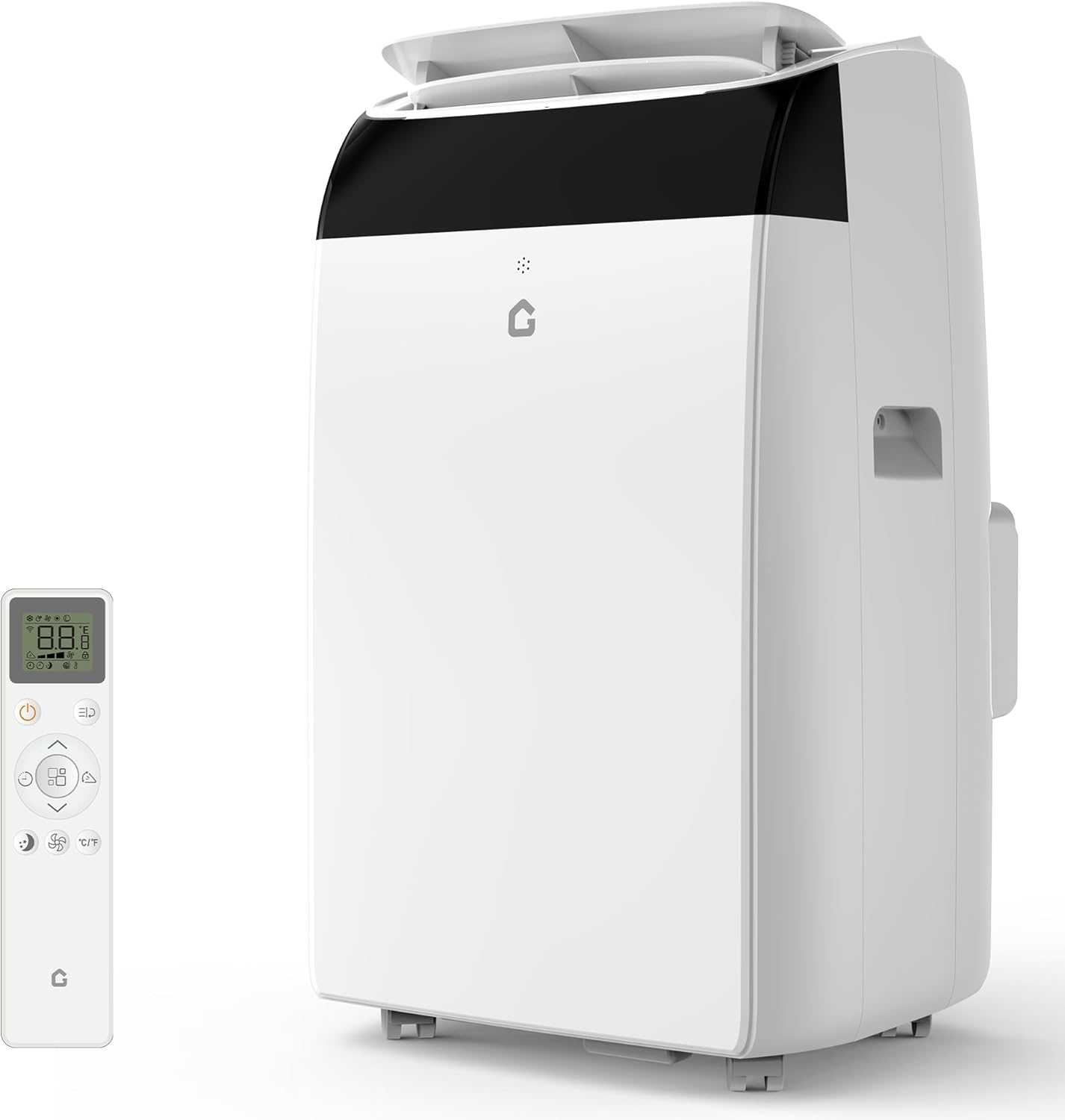 GAOMON 12000 BTU 3-in-1 Portable Air Conditioner with Dehumidifier Fan Cools 550 Sq Ft Auto-Swing Remote Quiet 24H Timer Portable AC