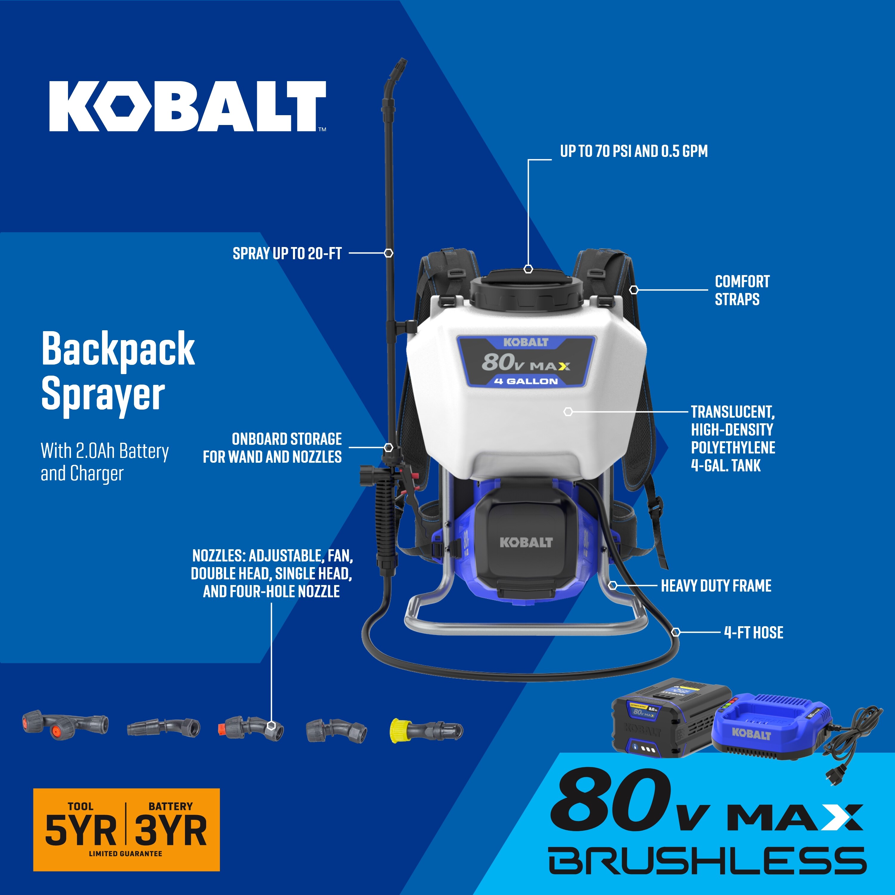 Kobalt KBPS 2180-06 Tank-Sprayers - View #7