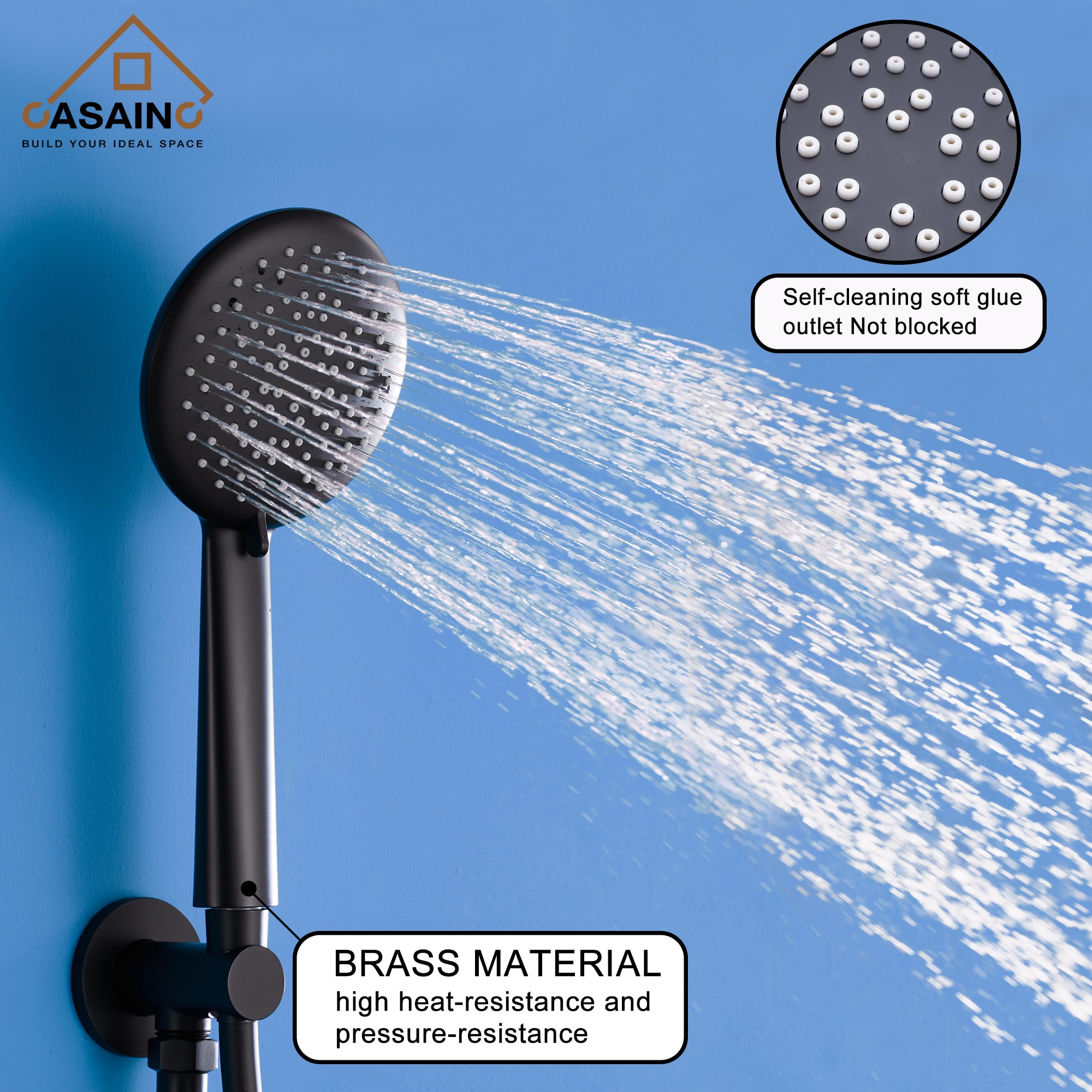 CASAINC HM-B203-RO-MB Tub-Shower-Faucets - View #7