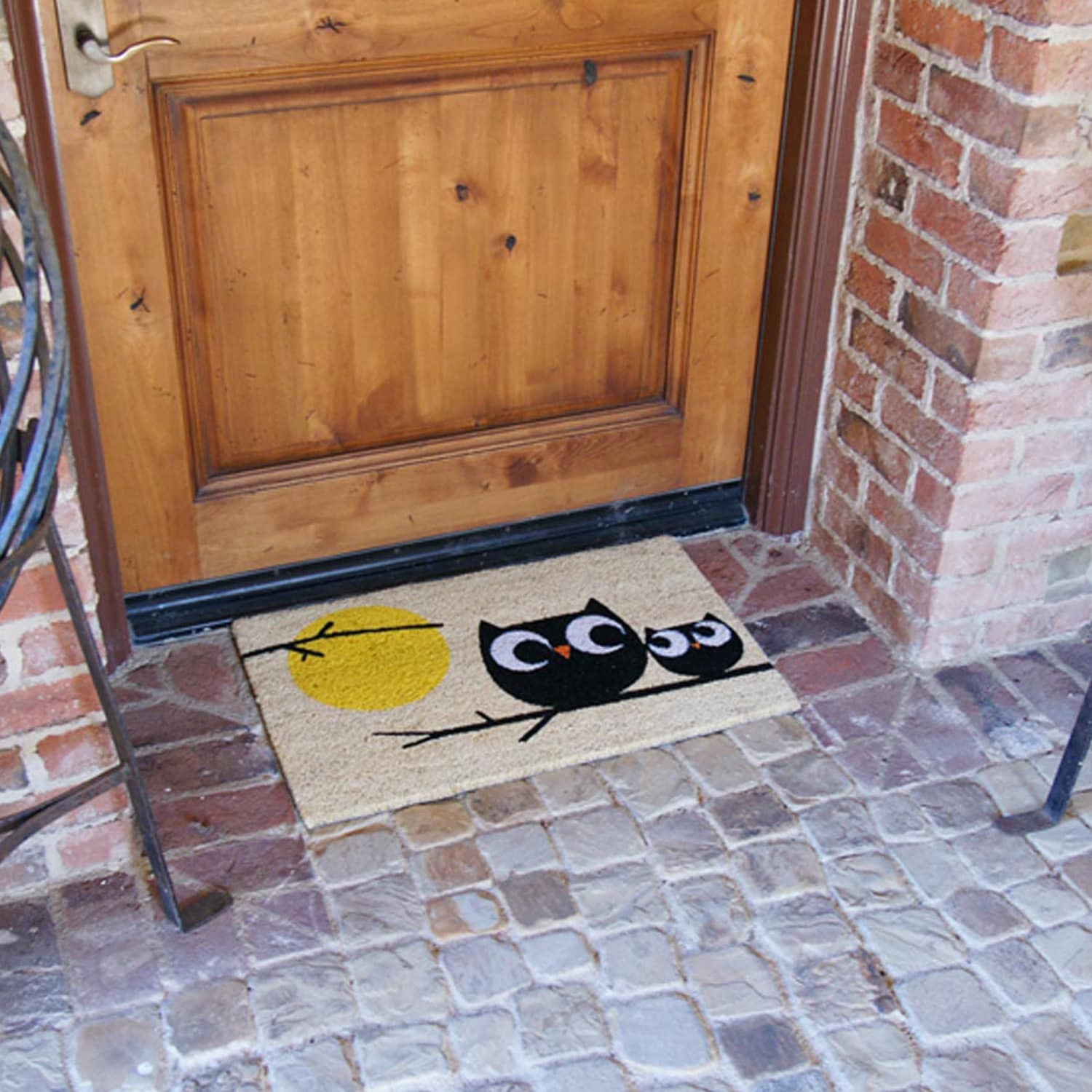 Rubber-Cal 10-106-003 2-ft x 3-ft Brown Coir Rectangular Indoor or outdoor Animals Door mat