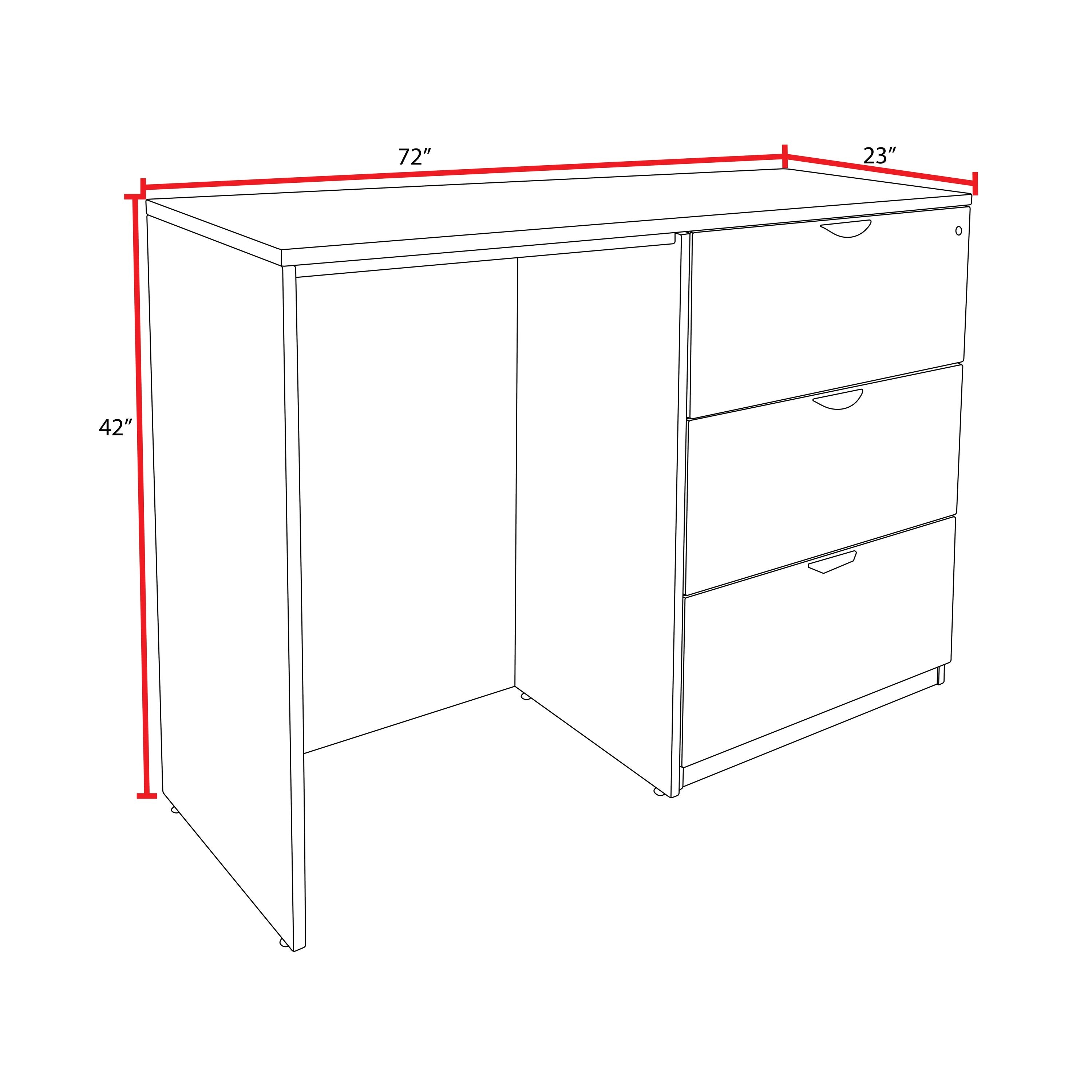 Regency LSLFSD7223CH desks - View #8
