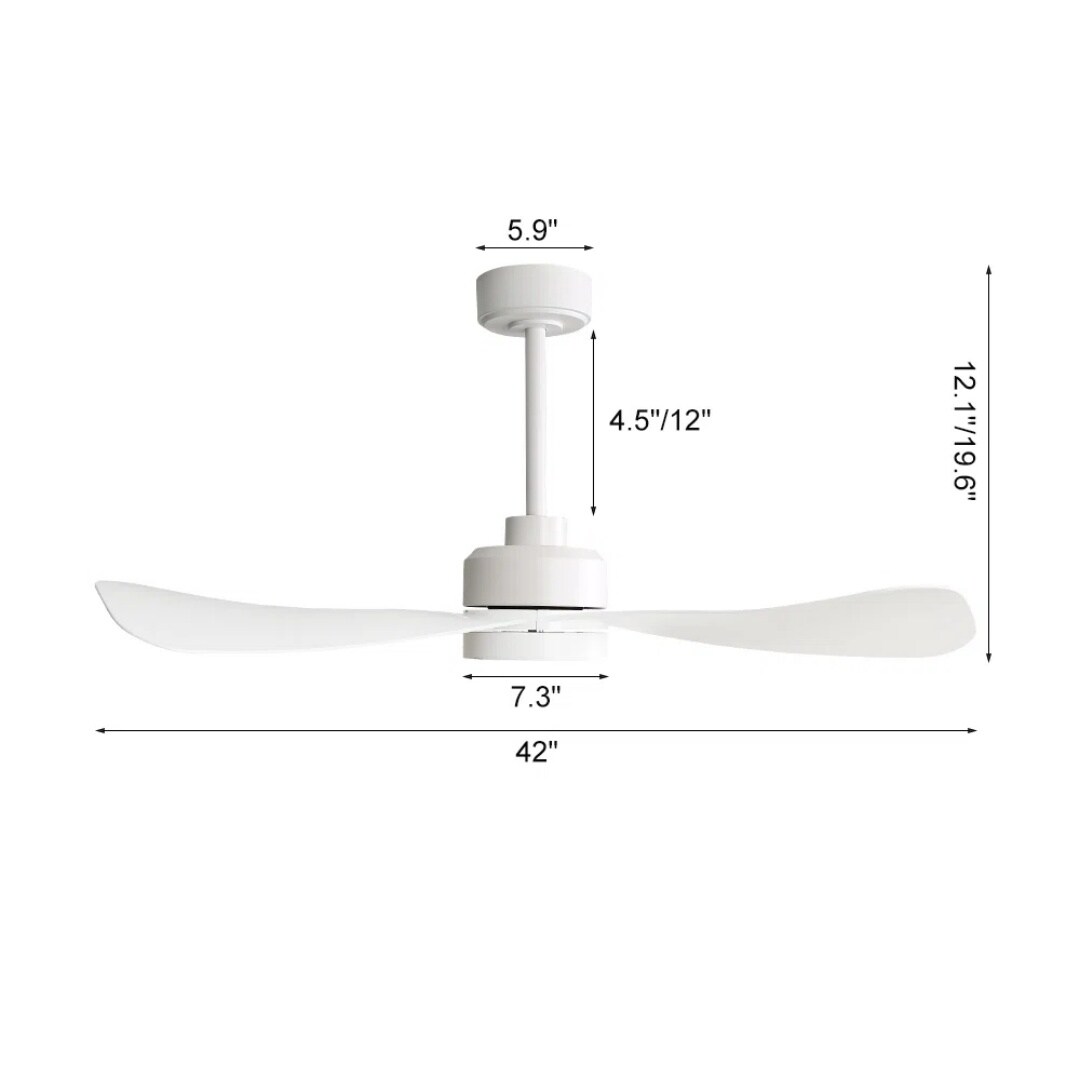 MLIAN WBCF-BS166-WH Ceiling-Fans - View #8