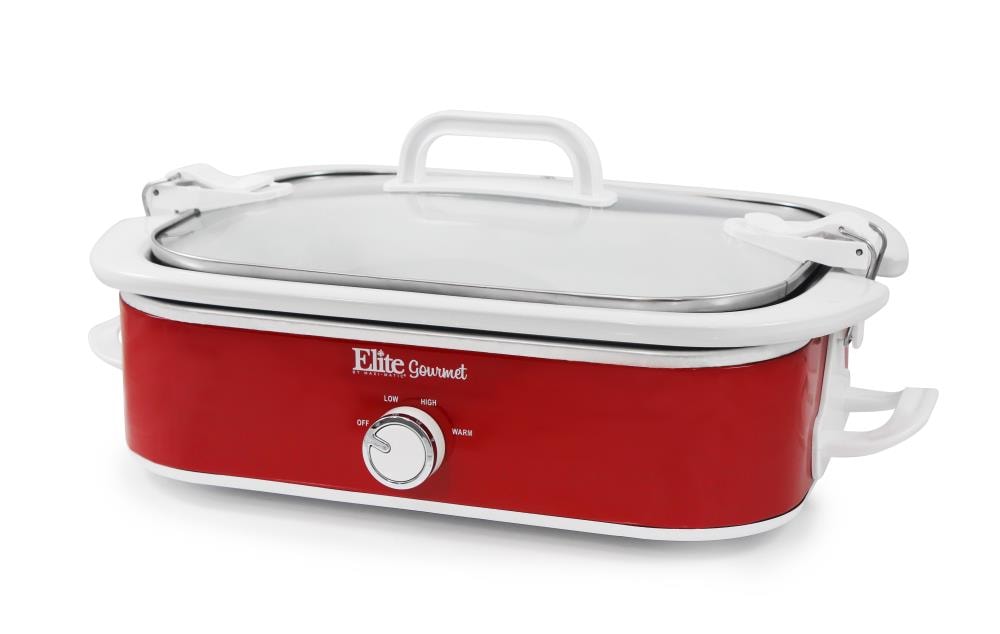 Best Buy: Elite Gourmet 3.5Qt. Casserole Slow Cooker with Locking Lid  Stainless Steel MST-5240SS