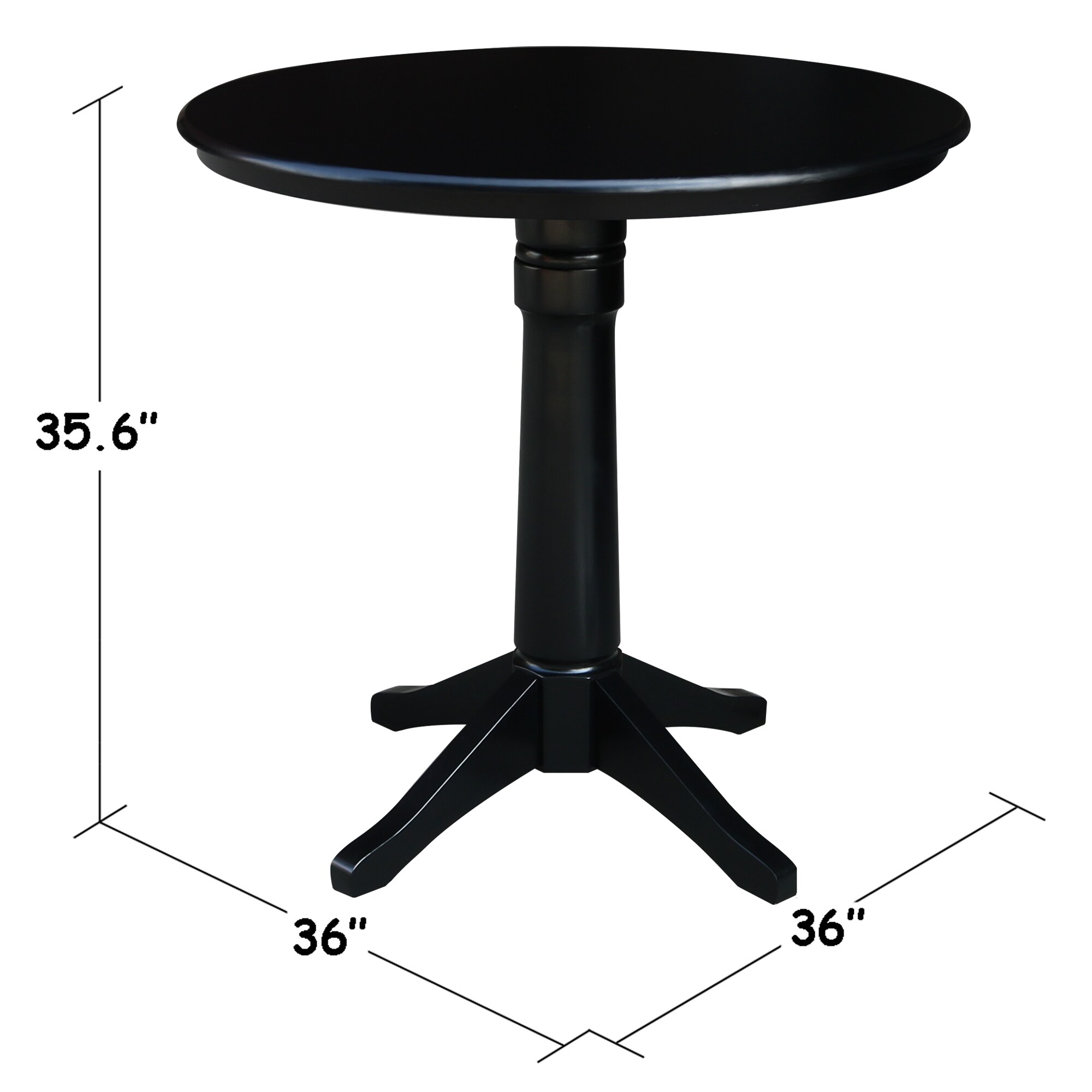 International Concepts K46-36RT-27B-6B Dining-Tables - View #4