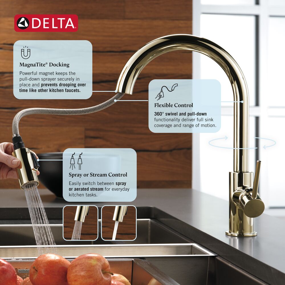 Delta 9159-PN-DST Kitchen-Faucets - View #8
