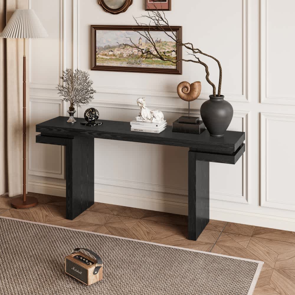 Coolbibila BELLA-CONSOLE-BLACK Console-Sofa-Tables - View #3