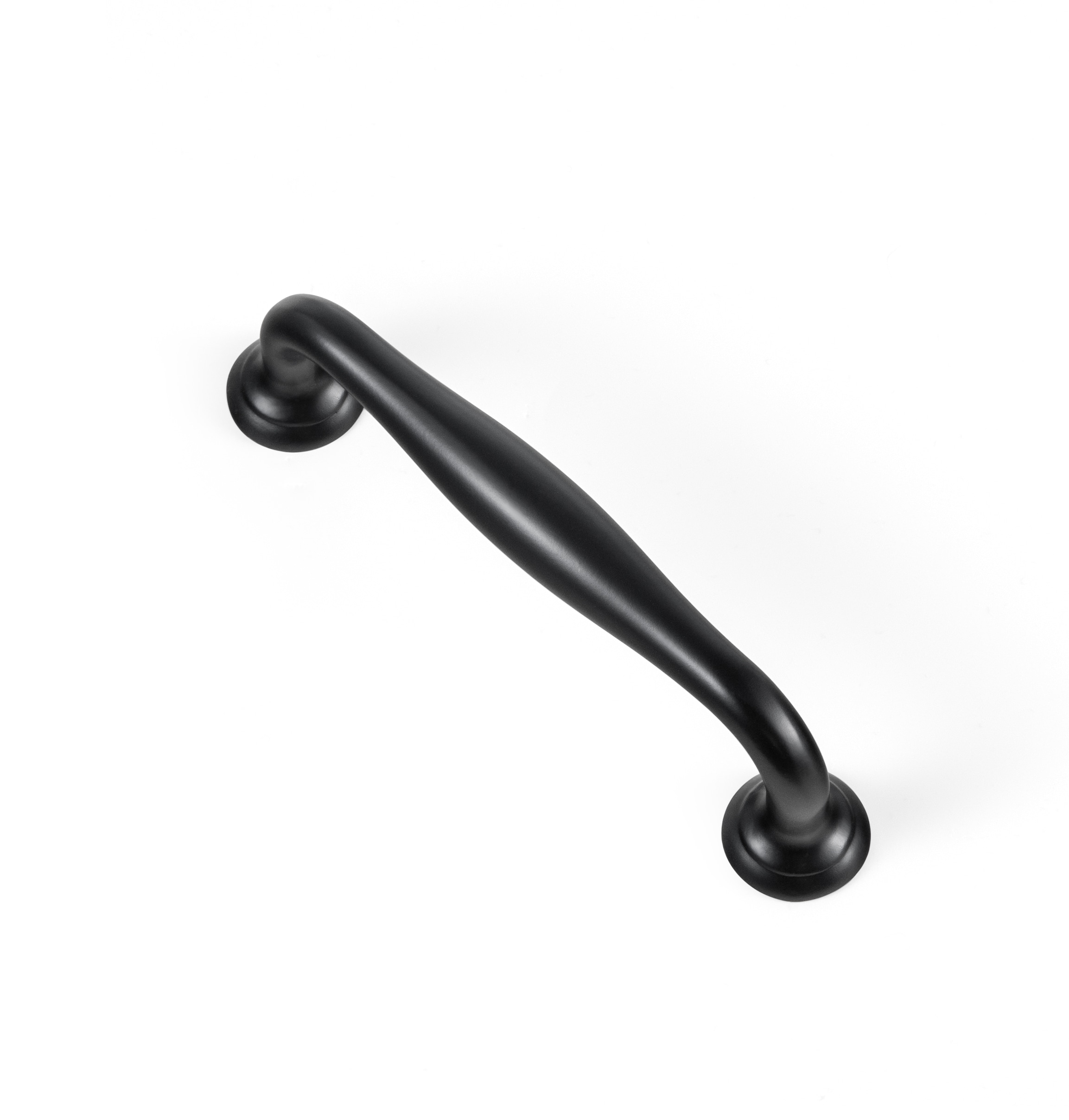 Miaokesen 9207B-96 3-3/4-in , 96mm Center to Center Matte Black Novelty Handle 6 -Pack