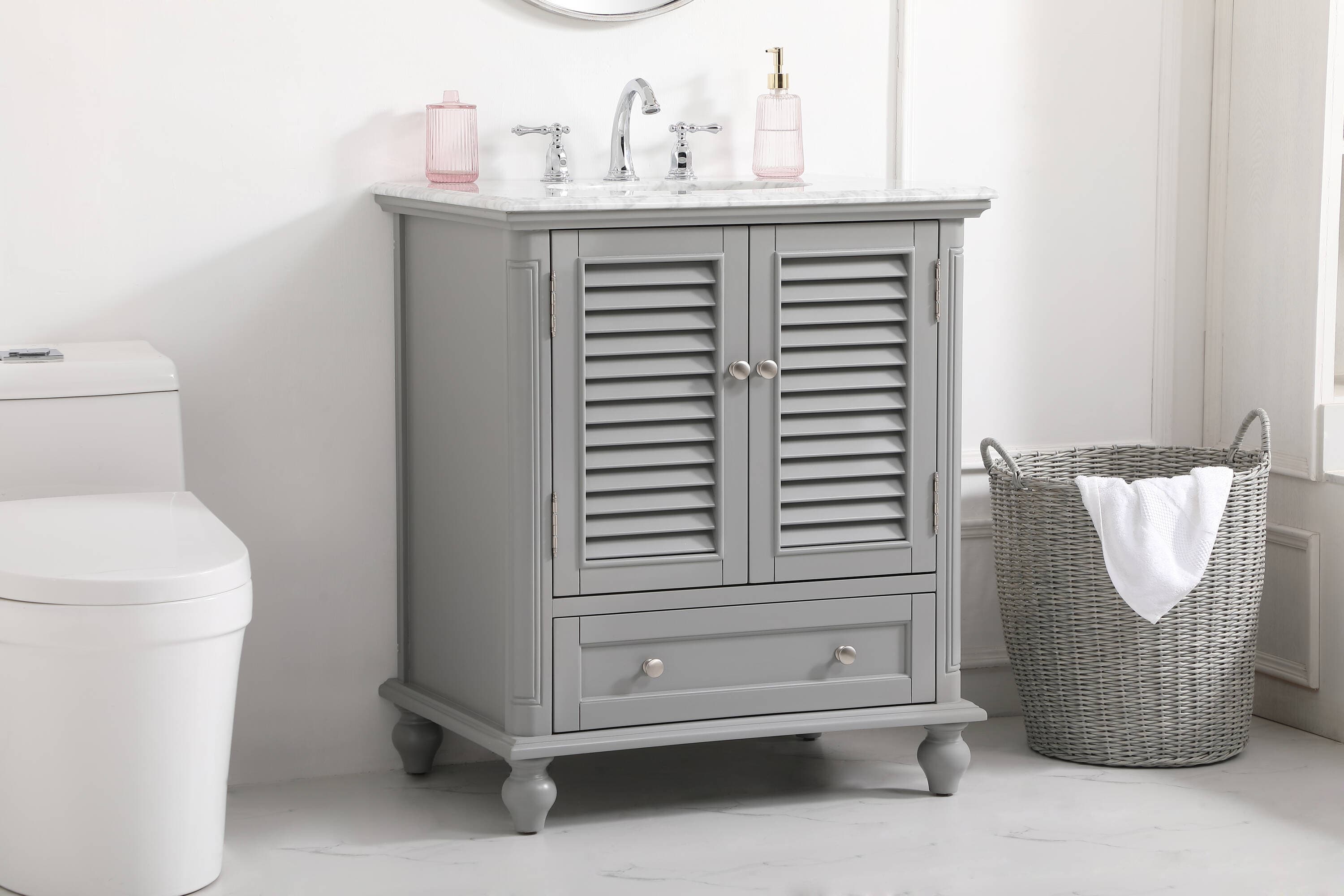 Elegant Decor HF91590GR Bath-Vanity-Combo - View #3