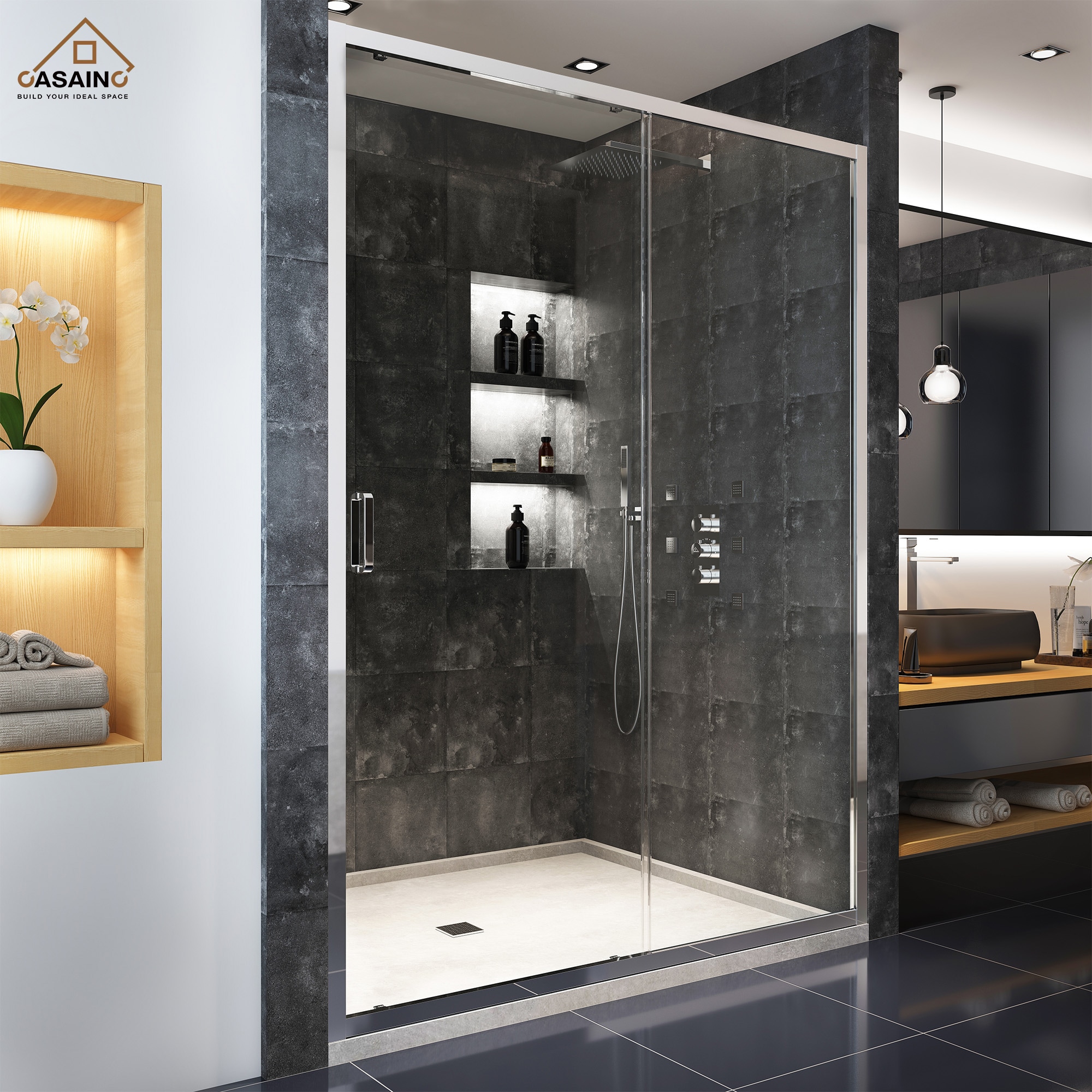 CASAINC SL-TL-C80 Shower-Doors - View #2