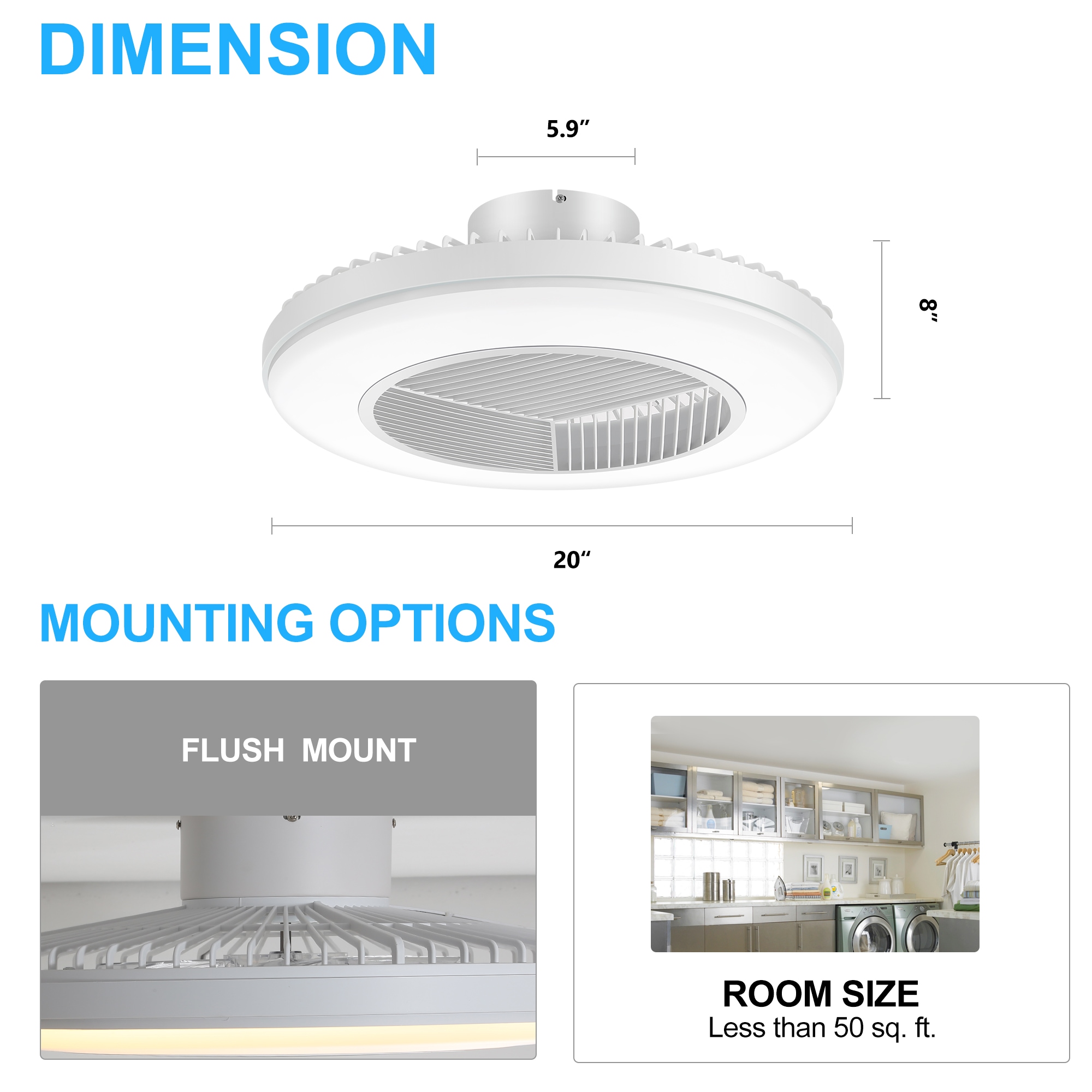 Breezary 32015-WH Ceiling-Fans - View #9
