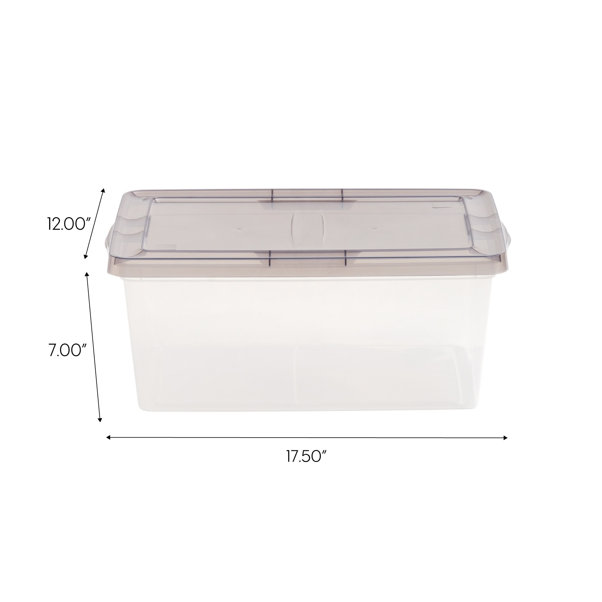 Dropship 2 Pack Collapsible Storage Bins With Lids, Clear Plastic Foldable Storage  Box, Stackable Storage Containers For Organizing, White to Sell Online at a  Lower Price