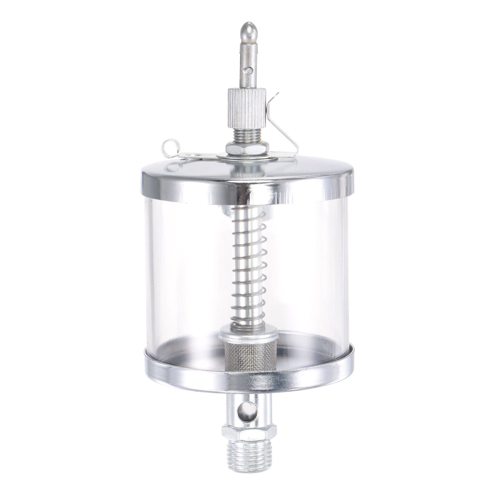 Unique Bargains Needle Valve Type Oil Cup M16x1.5 Thread 200ml Sight Gravity Drip Feed Oiler