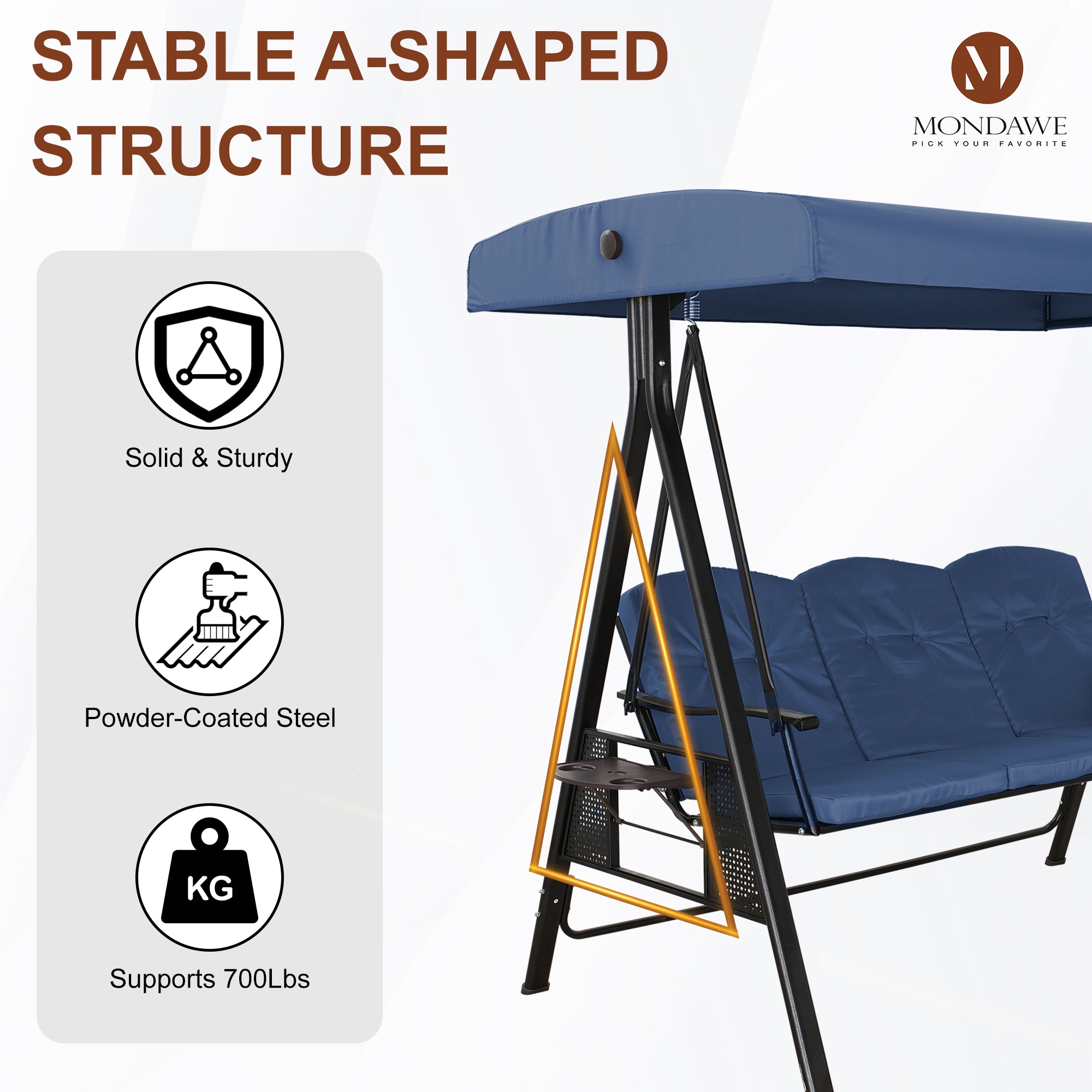 Mondawe MD-AB41419 Swing-Gliders - View #6