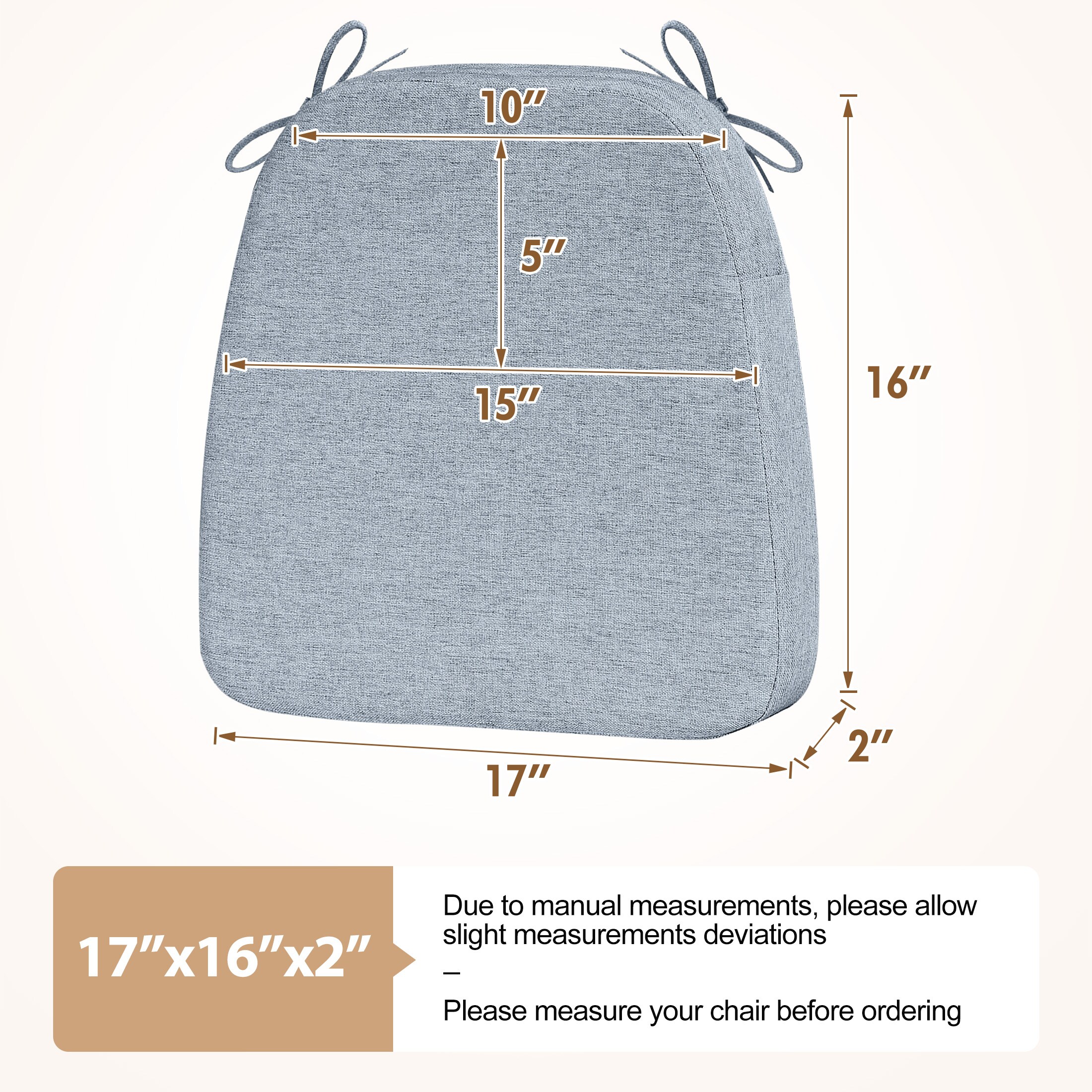 AAAAAcessories LS-DCCLH-QIANLAN-2P Indoor-Chair-Cushions - View #5