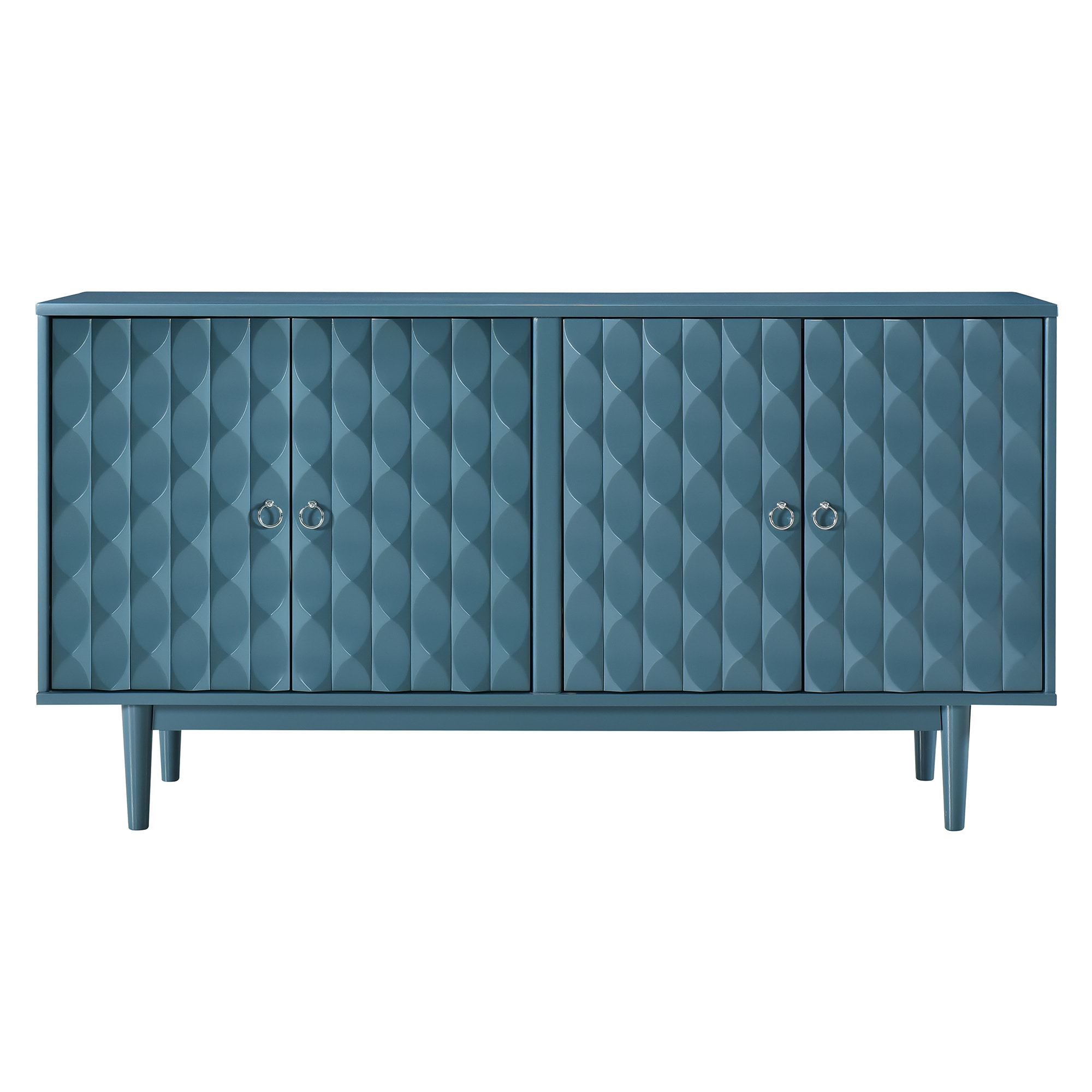 SINOFURN SYA330169BL Contemporary/Modern Blue Reclaimed wood Sideboard