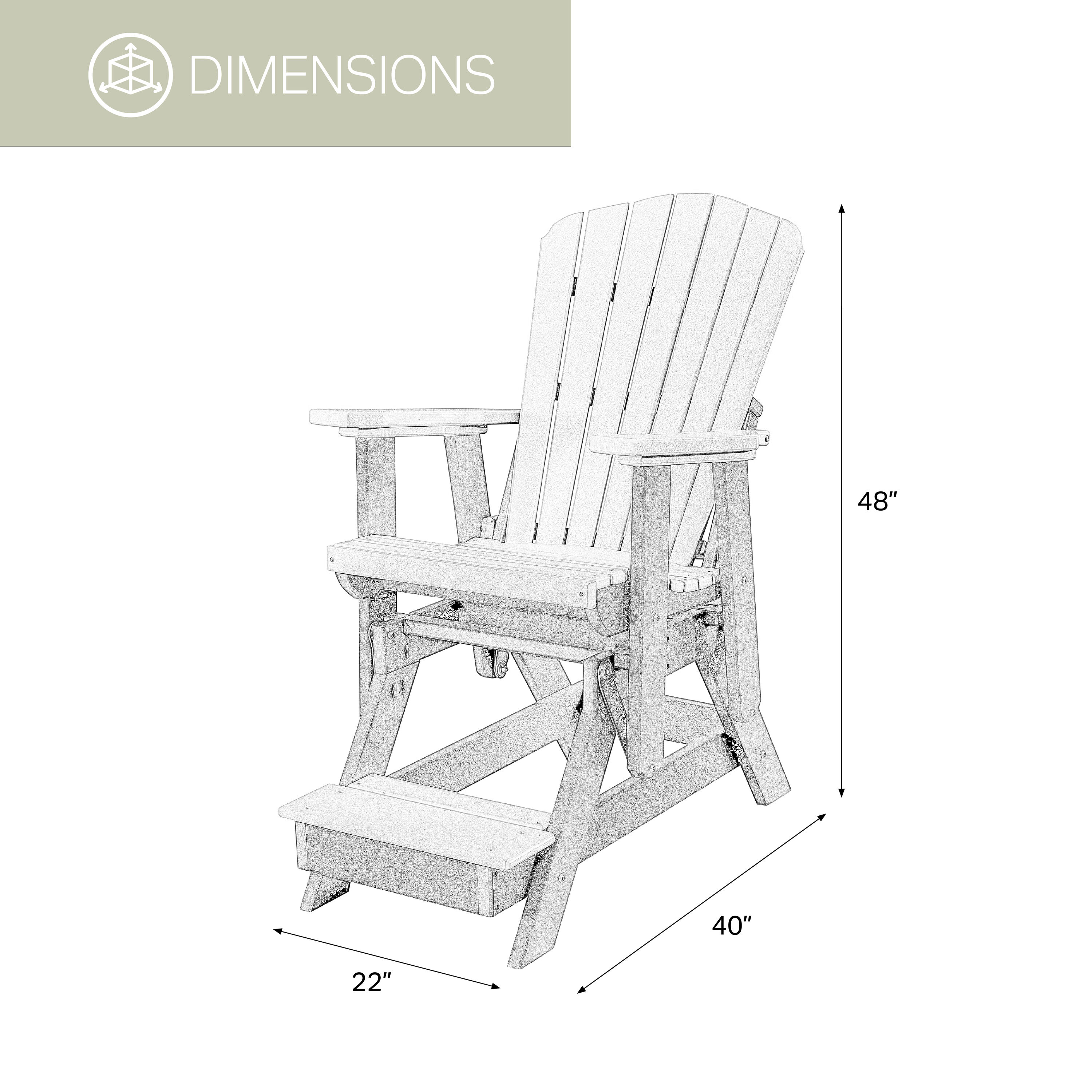 American Furniture Classics 516CBK Patio-Chairs - View #6