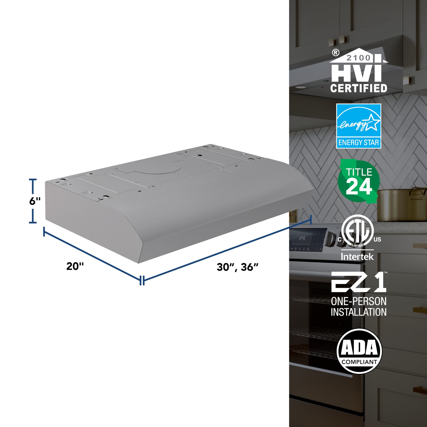 Broan MTR1303SS Undercabinet-Range-Hoods - View #6