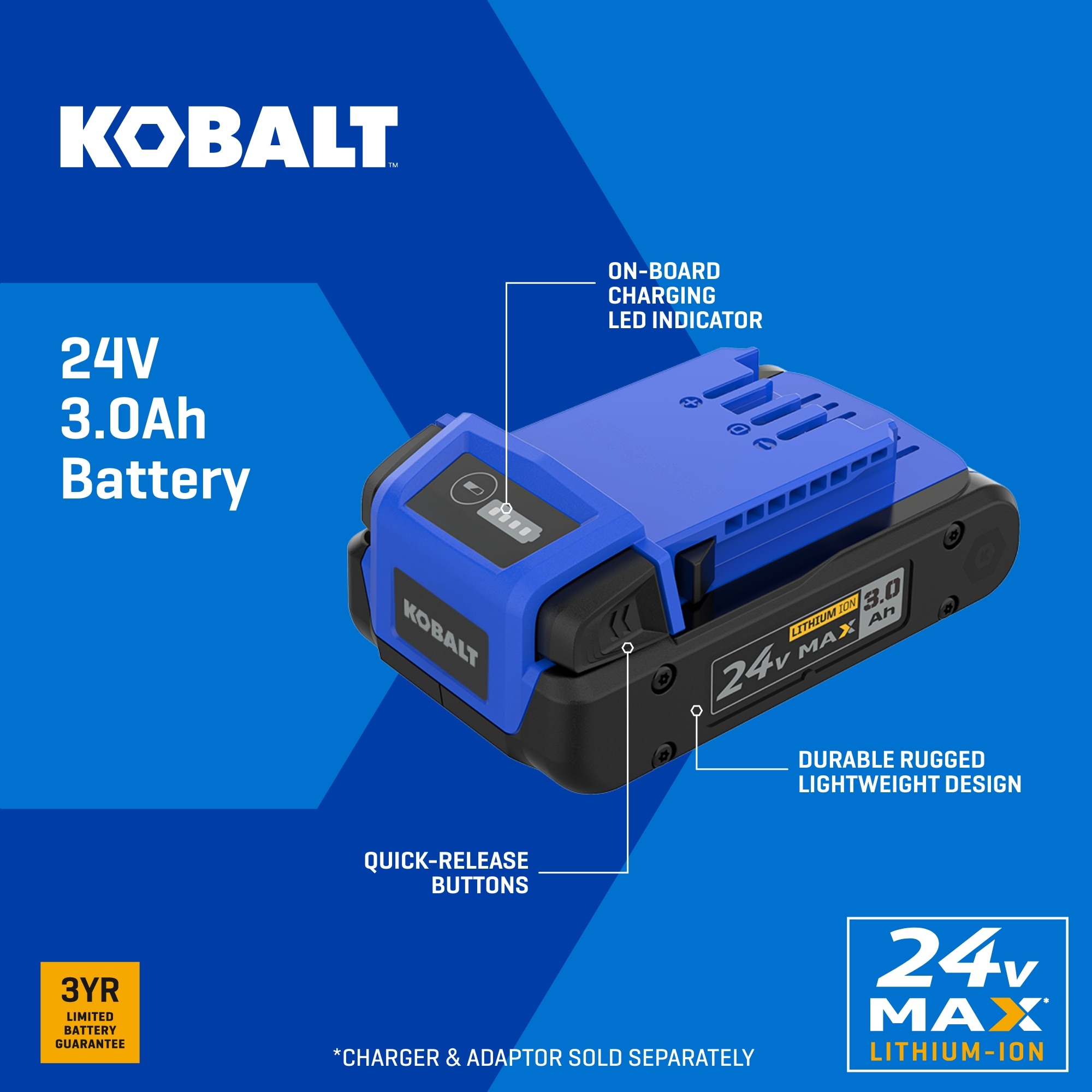 Kobalt KB 324D-06A Cordless-Ope-Batteries - View #2