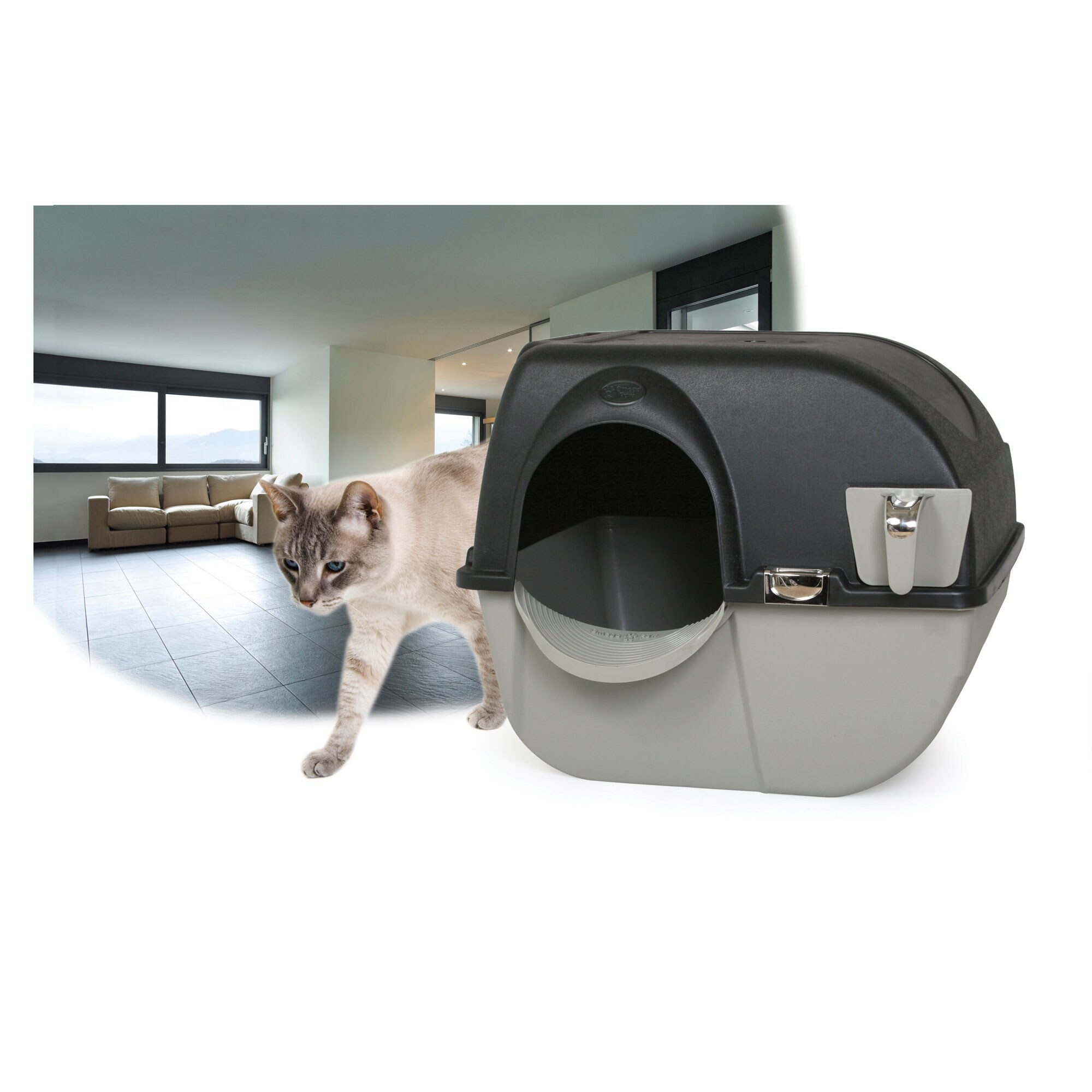 Omega Paw EL-RA20-1 Cat-Litter-Box - View #3