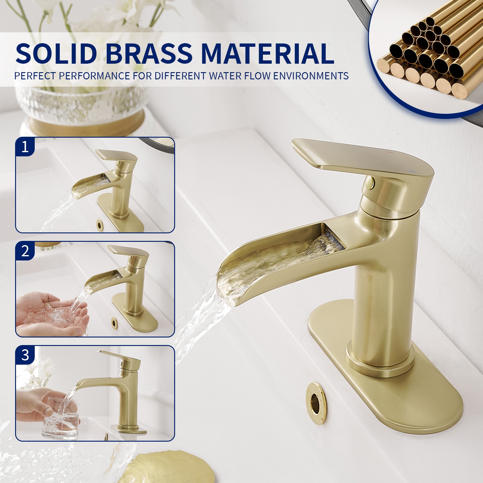 BWE A-96071-BG Lavatory-Faucets - View #3