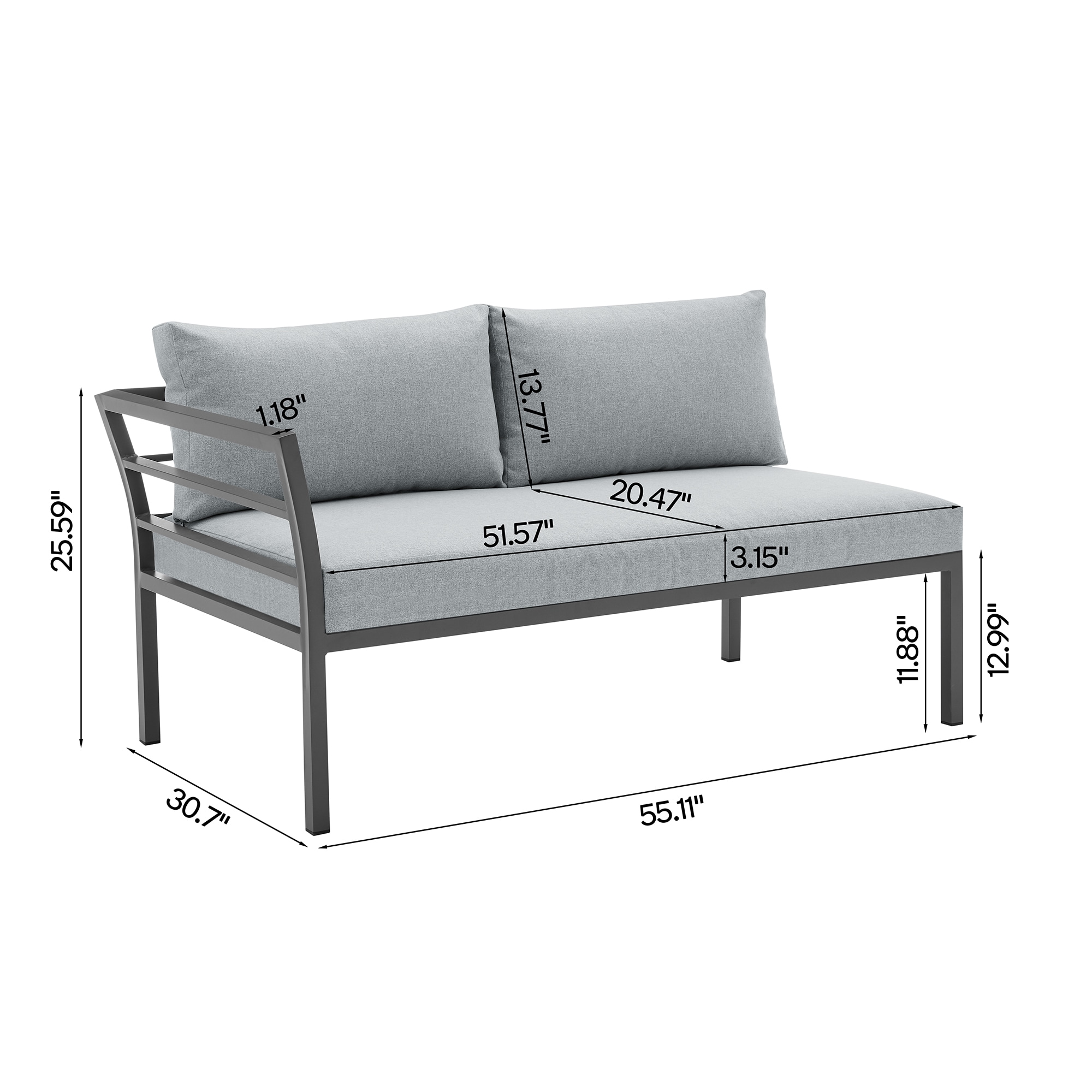 Manhattan Comfort OD-CV026-GY Patio-Conversation-Sets - View #3