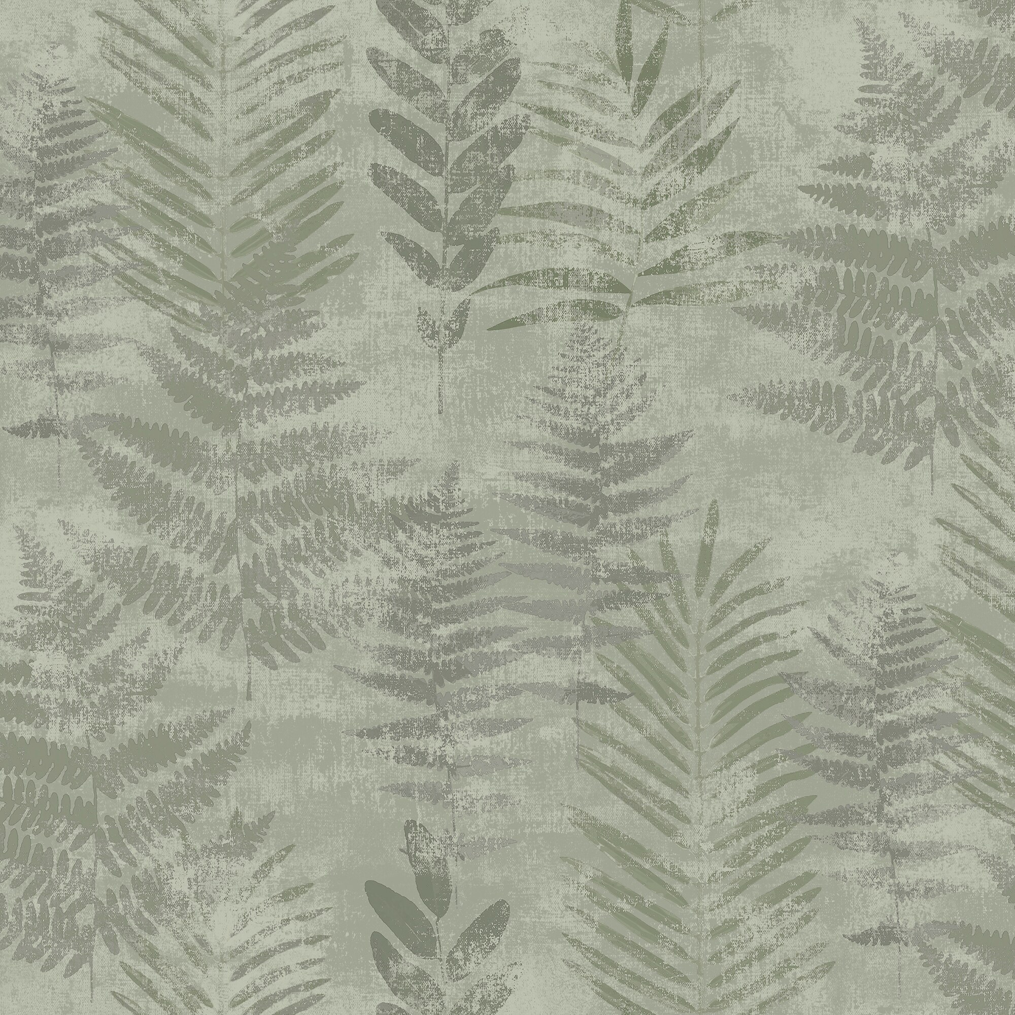 Fern Horizon Green Wallpaper