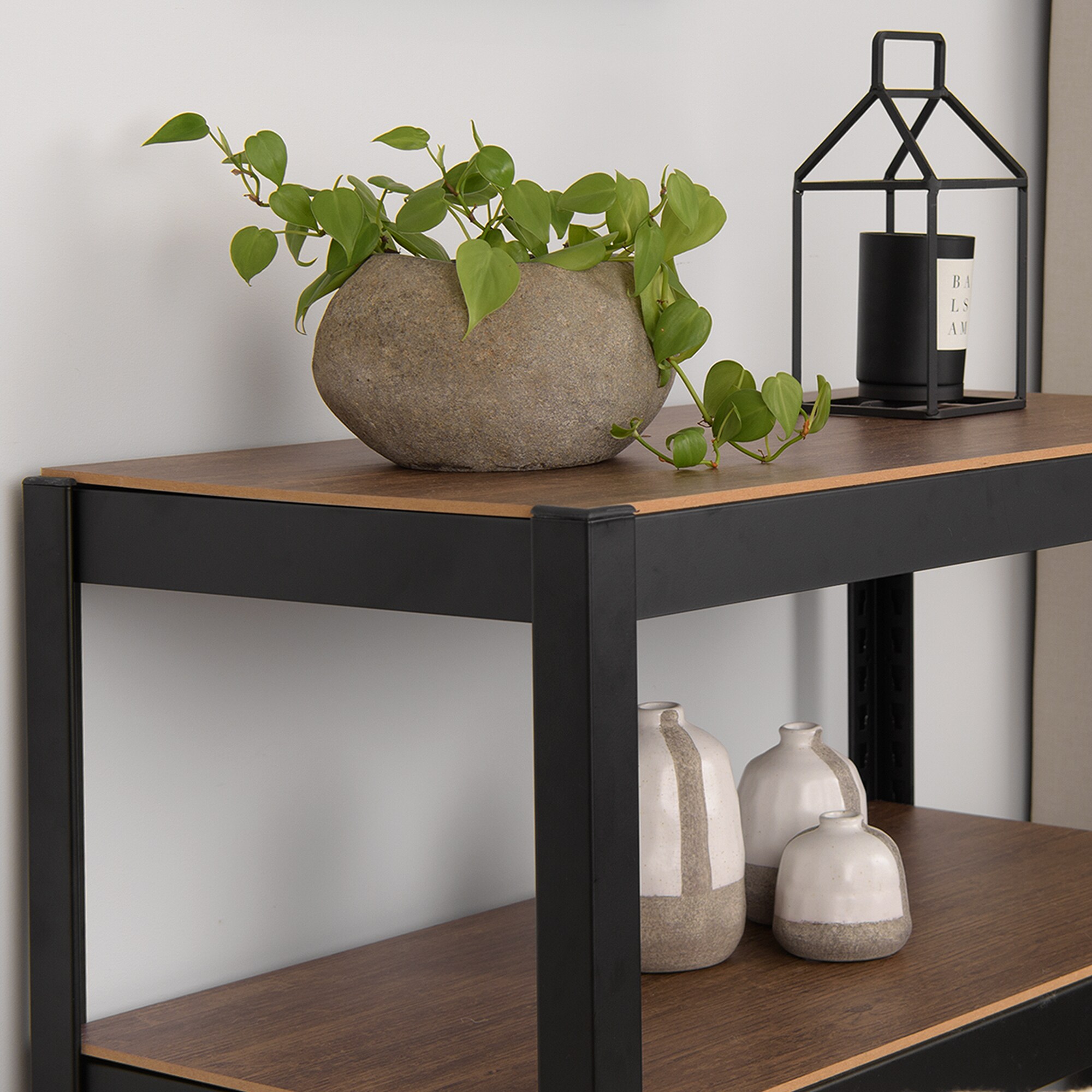 Best Home Fashion KEPSUUL-3S-8075-BLK Free-Standing-Shelving - View #5