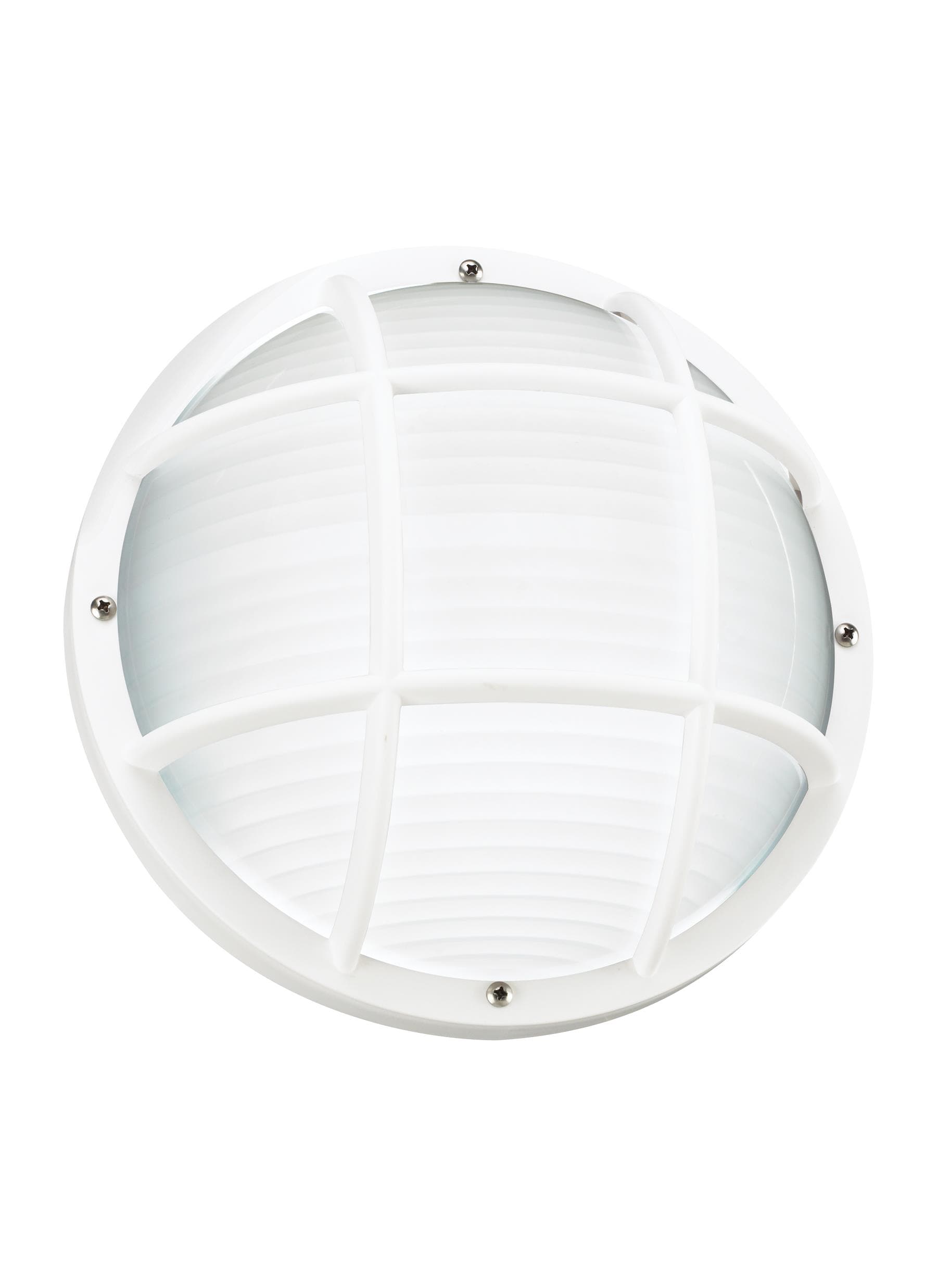 Generation Lighting 89807-15 Bayside 1 -Light 5-in H Satin White Hardwired Outdoor Wall Light