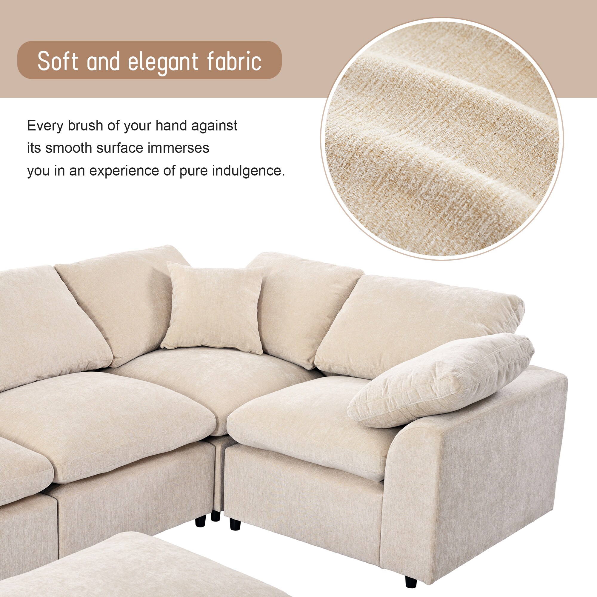 SINOFURN SYA020324BG Sofas-Loveseats - View #8