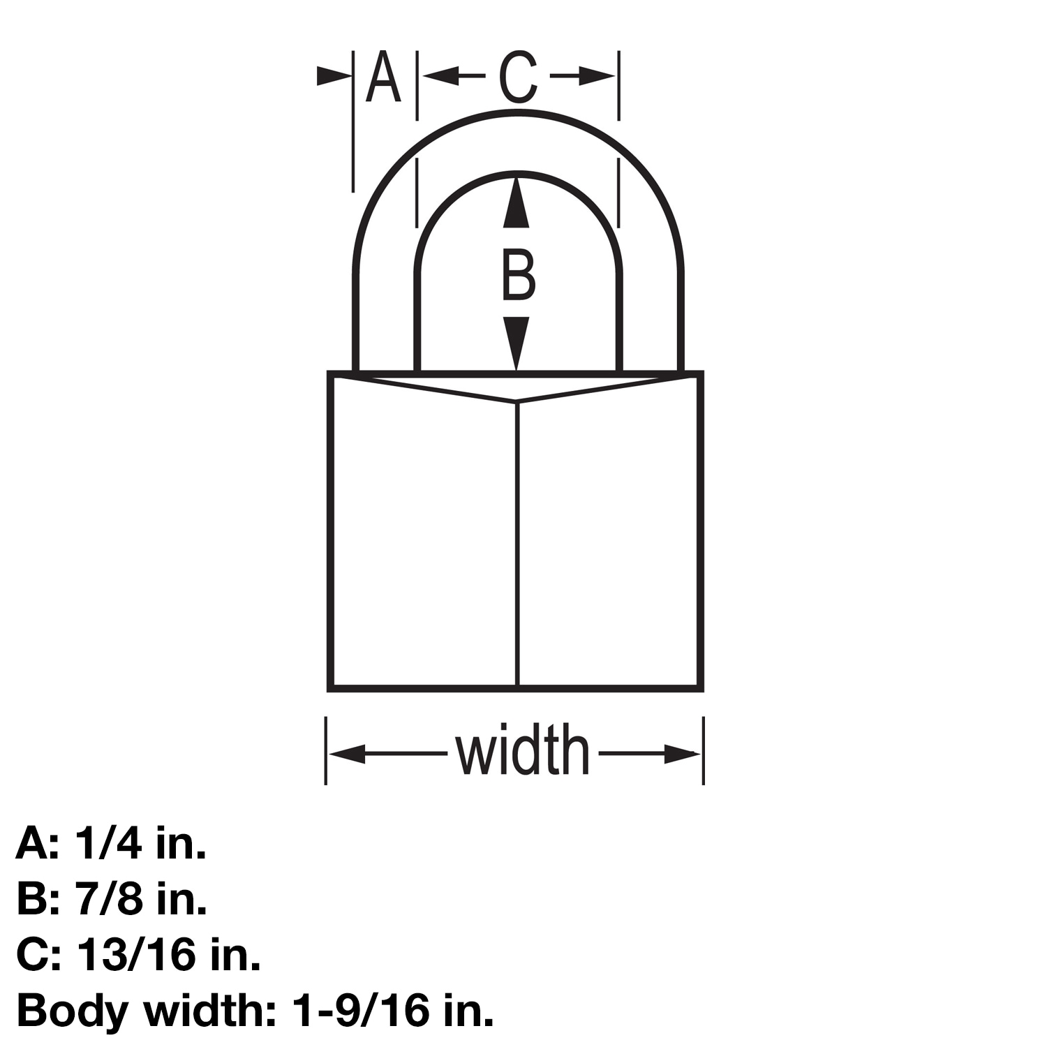 Master Lock 141T Padlocks-Locks-Cables - View #5