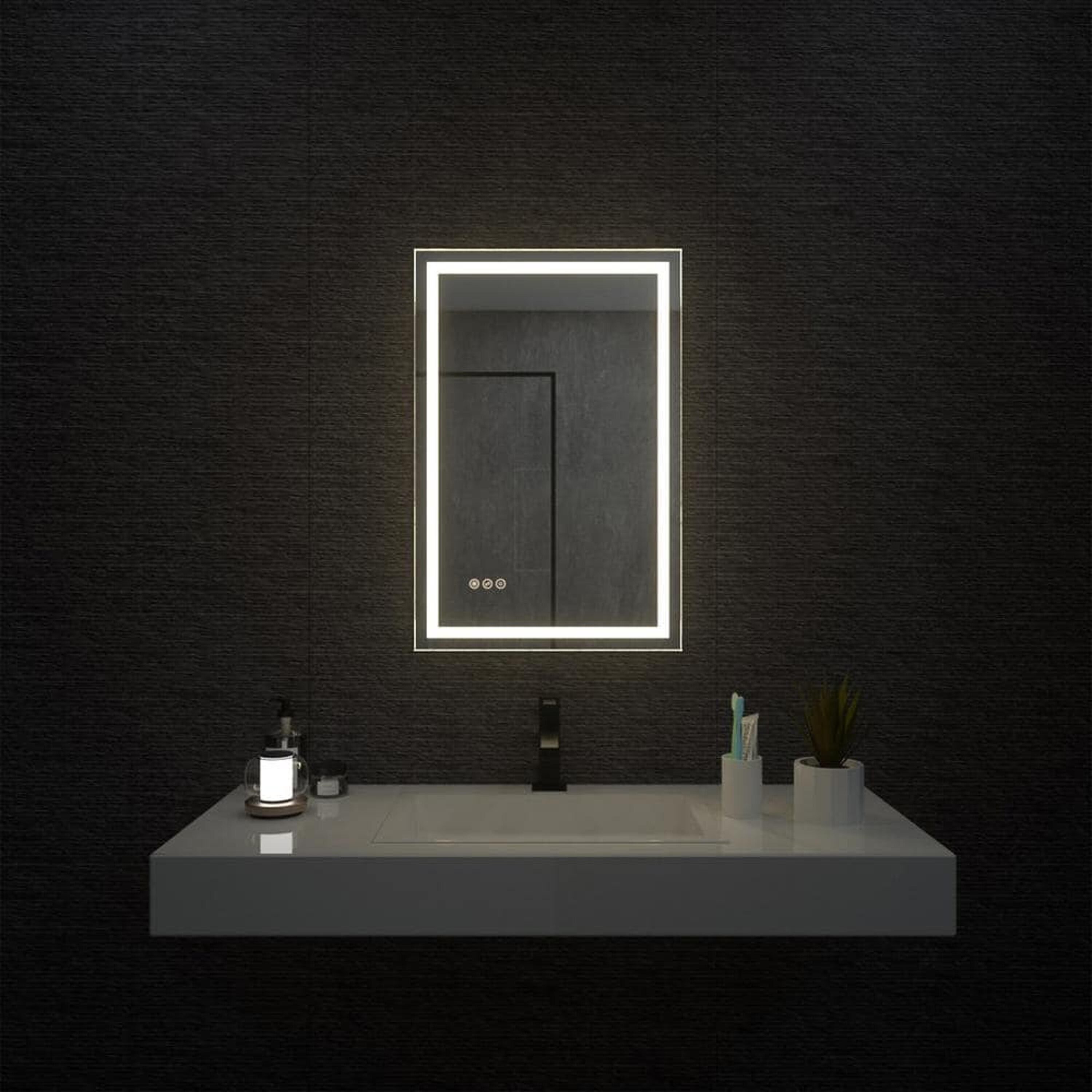 Bayfeve BFKF-2030D4-MIR Framed-Bath-Mirrors - View #18