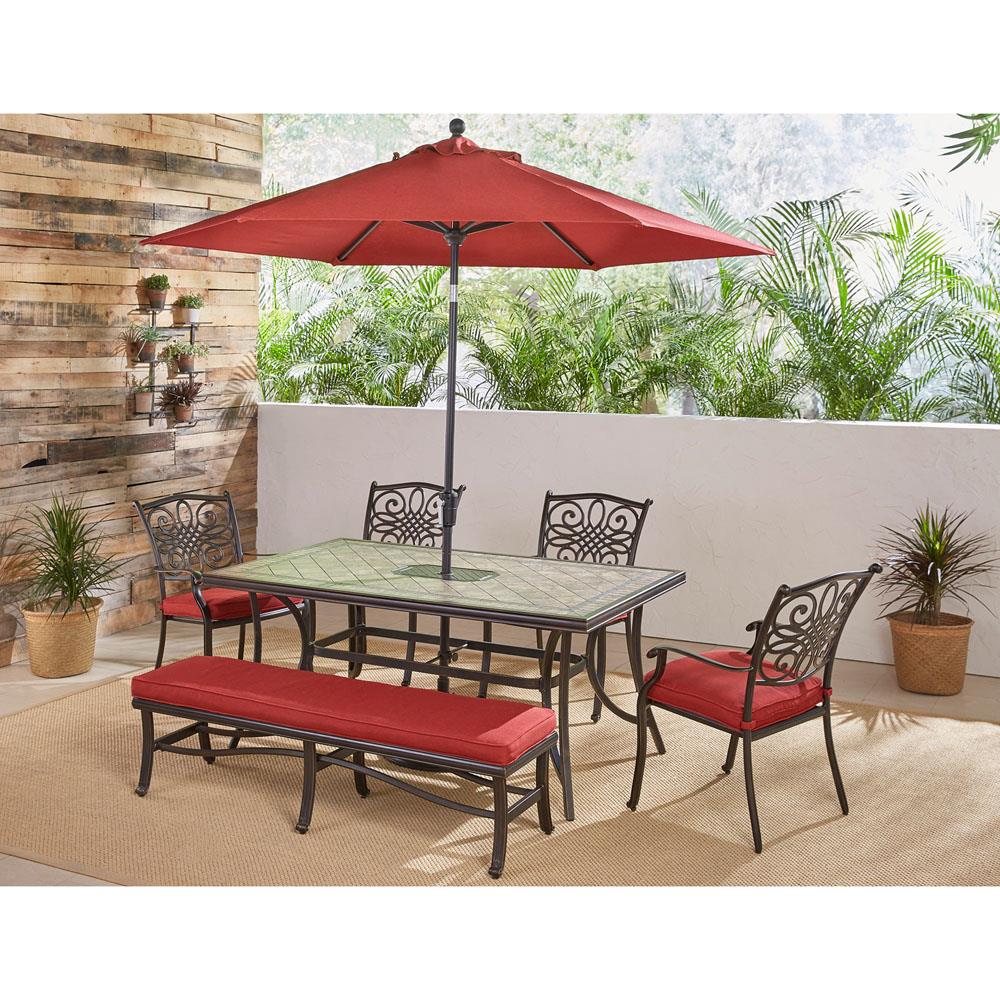 Hanover MONDN6PCBN-R-SU Patio-Dining-Sets - View #10