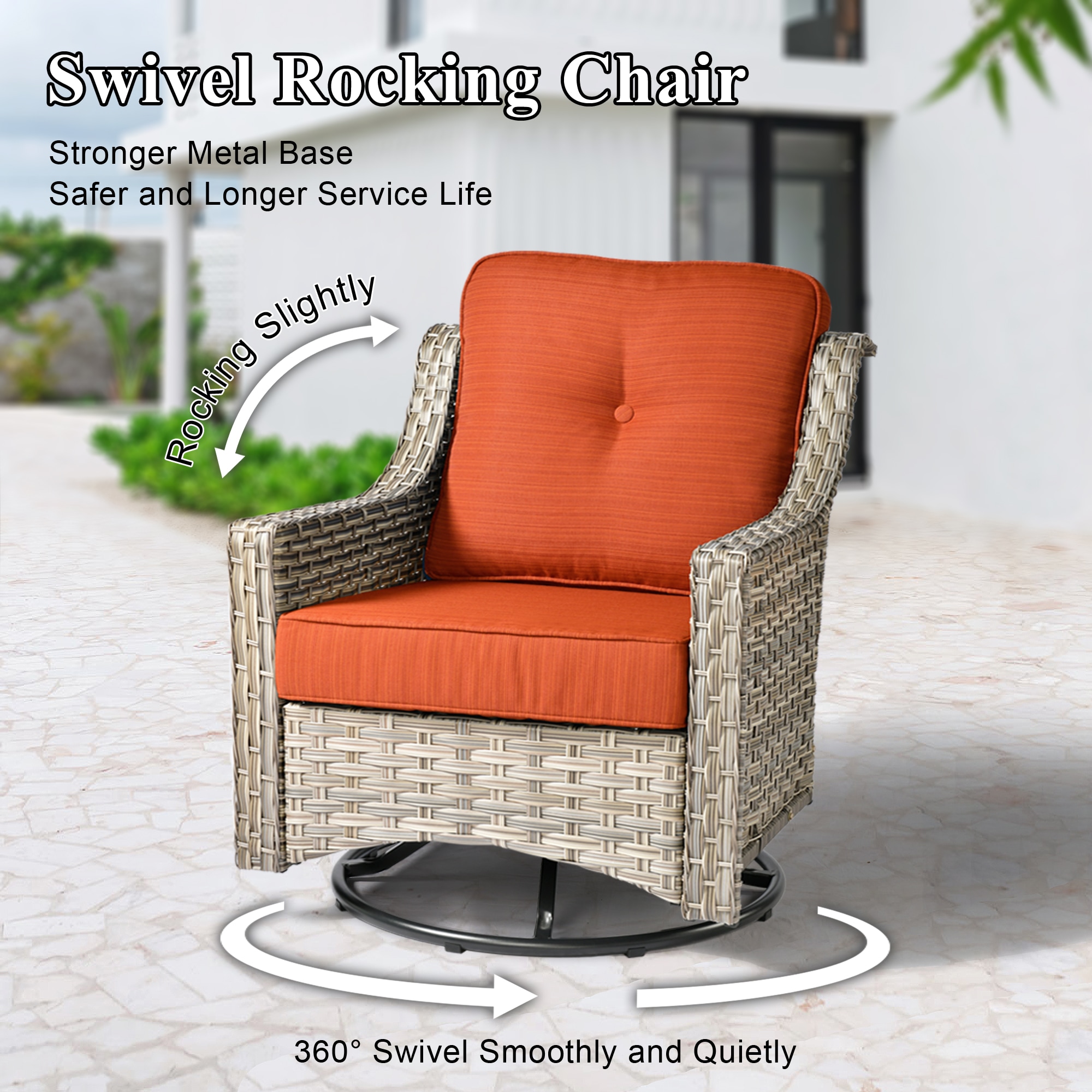 weaxty HMBCFP-YZPAD8072 Patio-Conversation-Sets - View #4