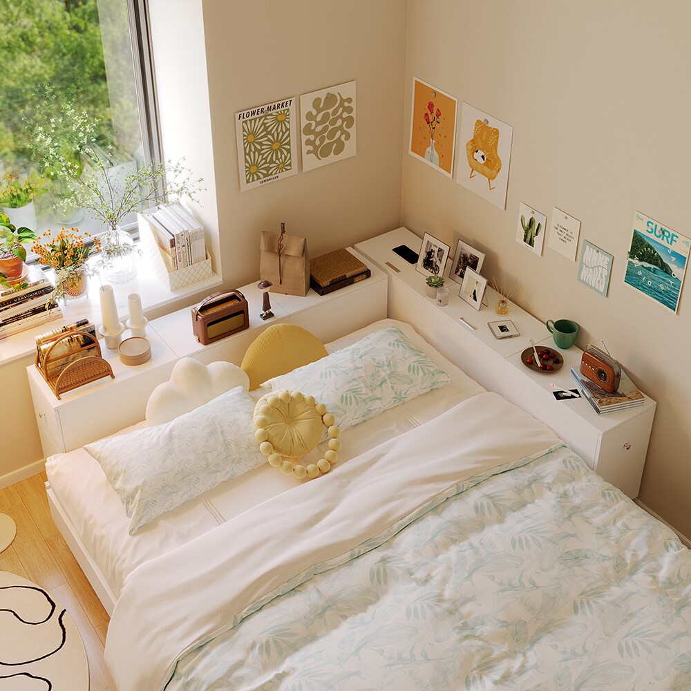 Homsee V-KF150235-01 Upholstered-Headboards - View #3