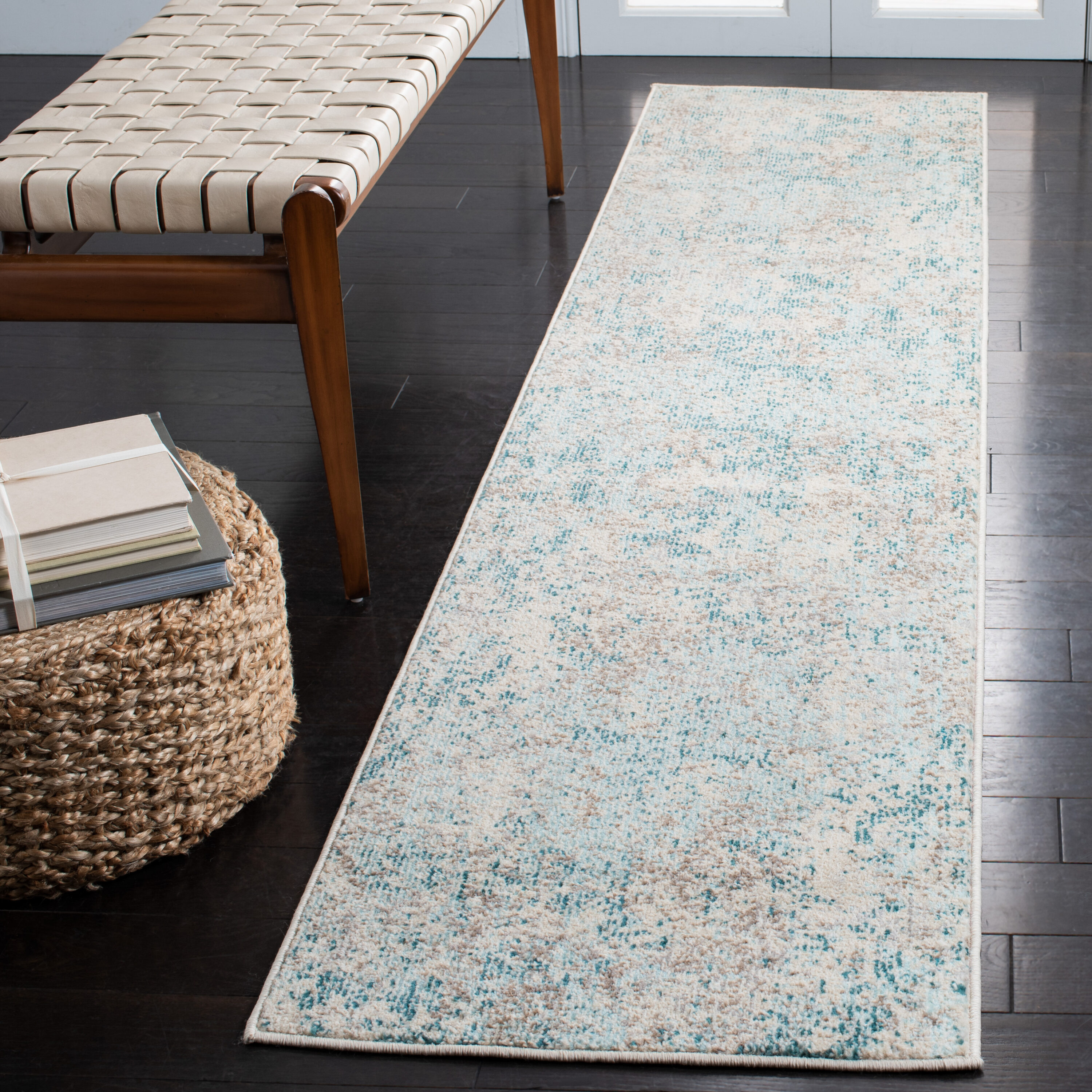 Safavieh - Madison 453C Ivory/Teal 2 x 8 Runner rug