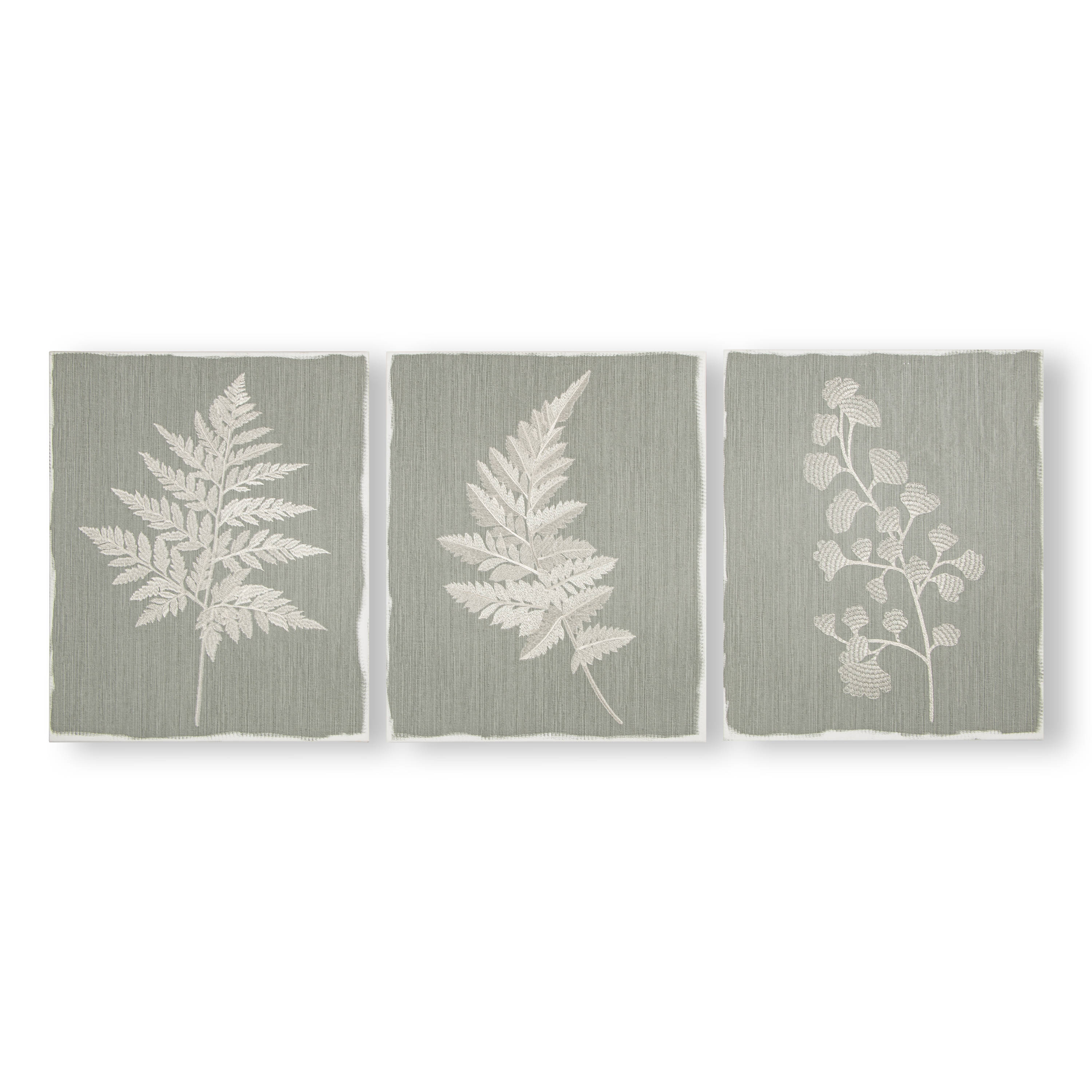 Graham & Brown 114213 Fallen Leaves Trio 20-in H x 48-in W Botanical Print on Canvas