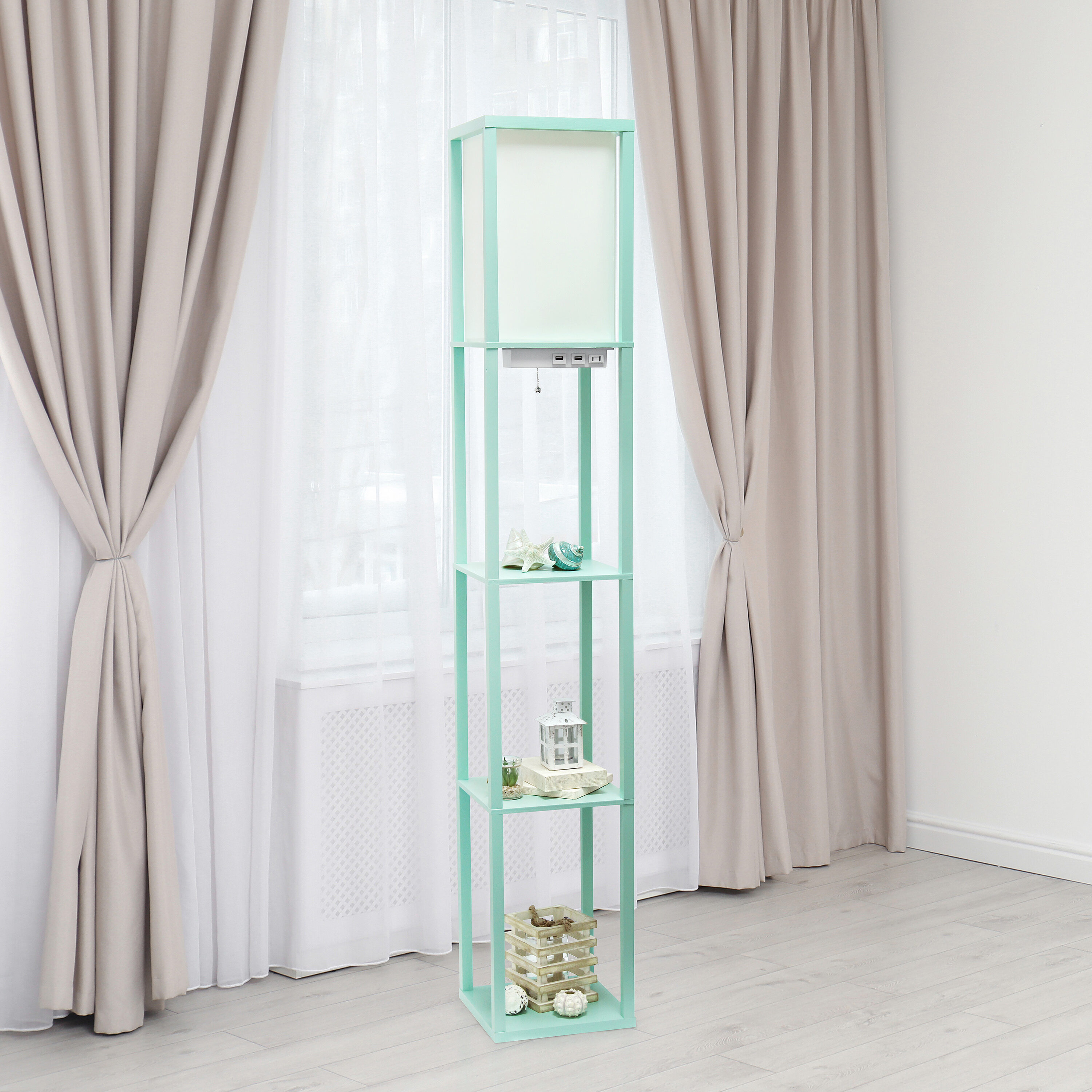 Simple Designs LF5000-AQU floorlamps - View #5