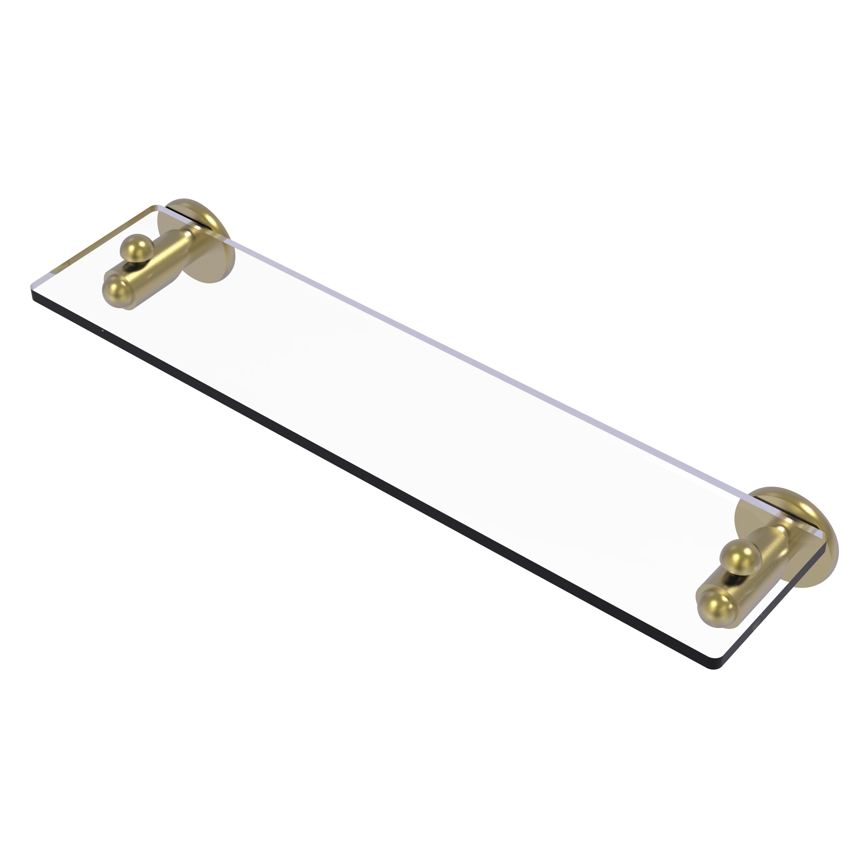 Allied Brass SH-1/22-SBR Soho Satin Brass Wall mount Bathroom Shelf ( 22-in x 2.75-in x 5-in )